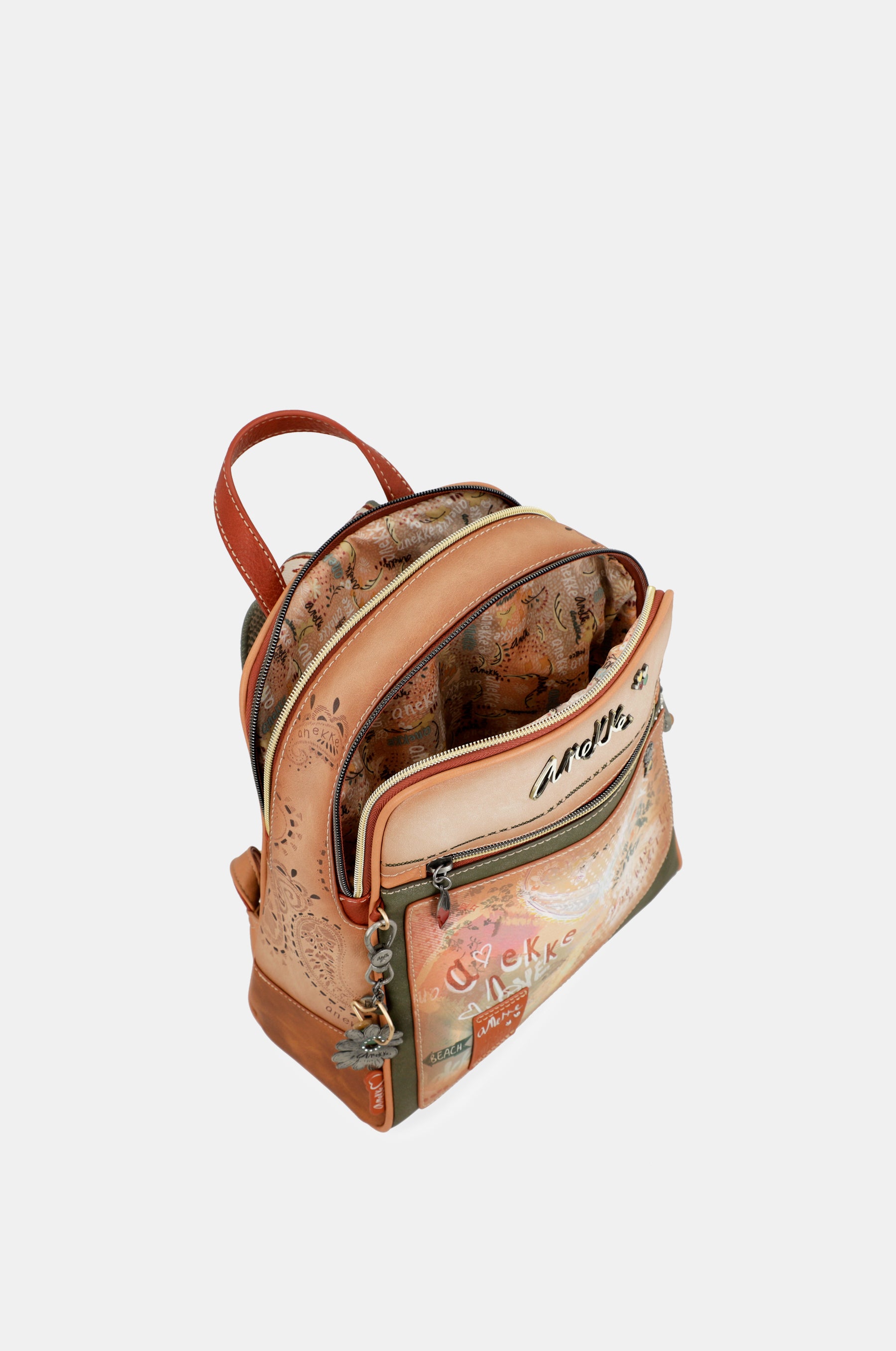 Mochila 2 compartimentos Flowers