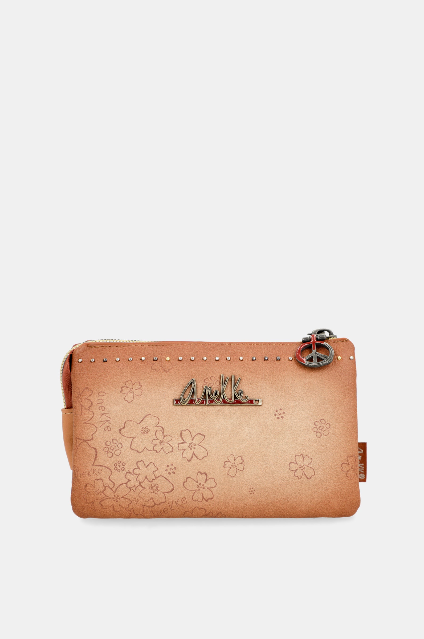 Monedero 3 compartimentos Flowers