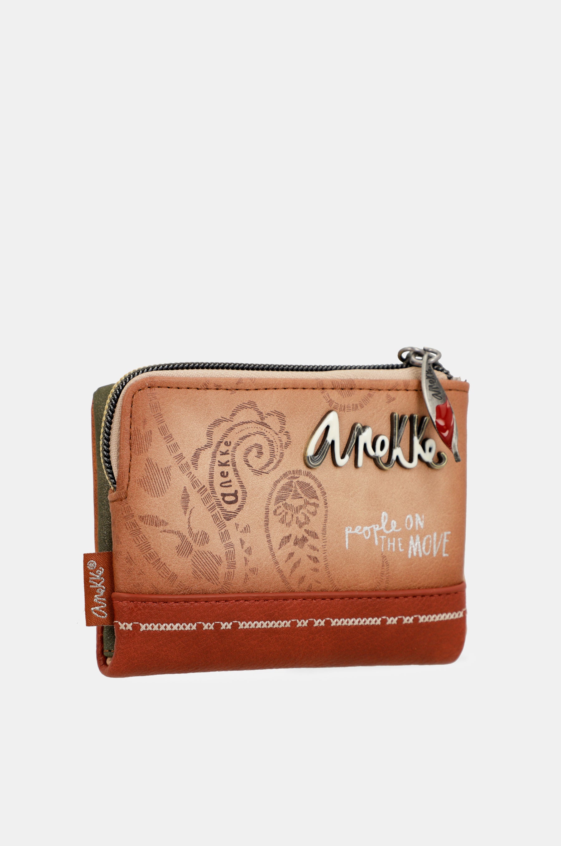 Billetero RFID pequeño Flowers