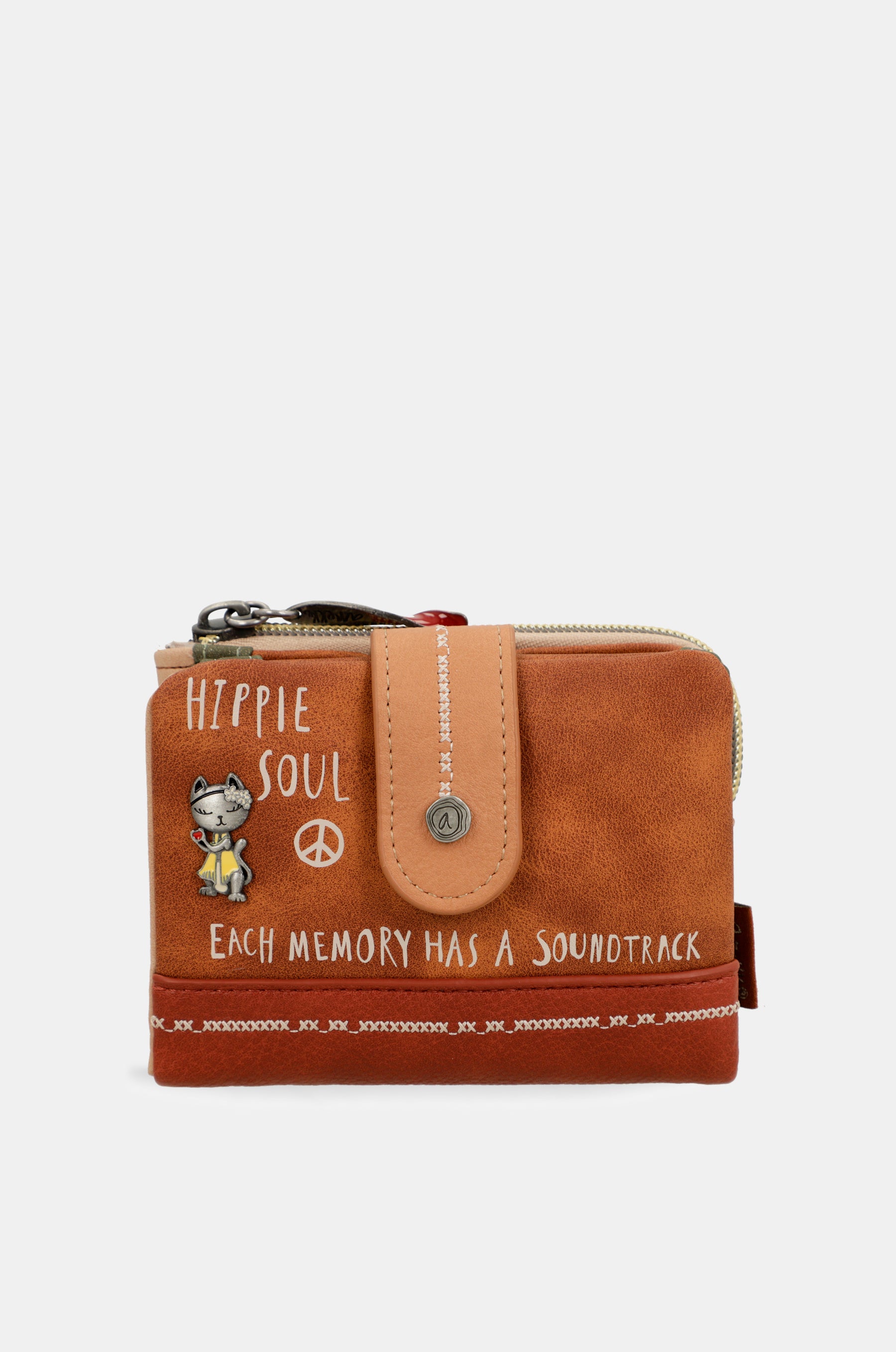 Billetero RFID pequeño Flowers