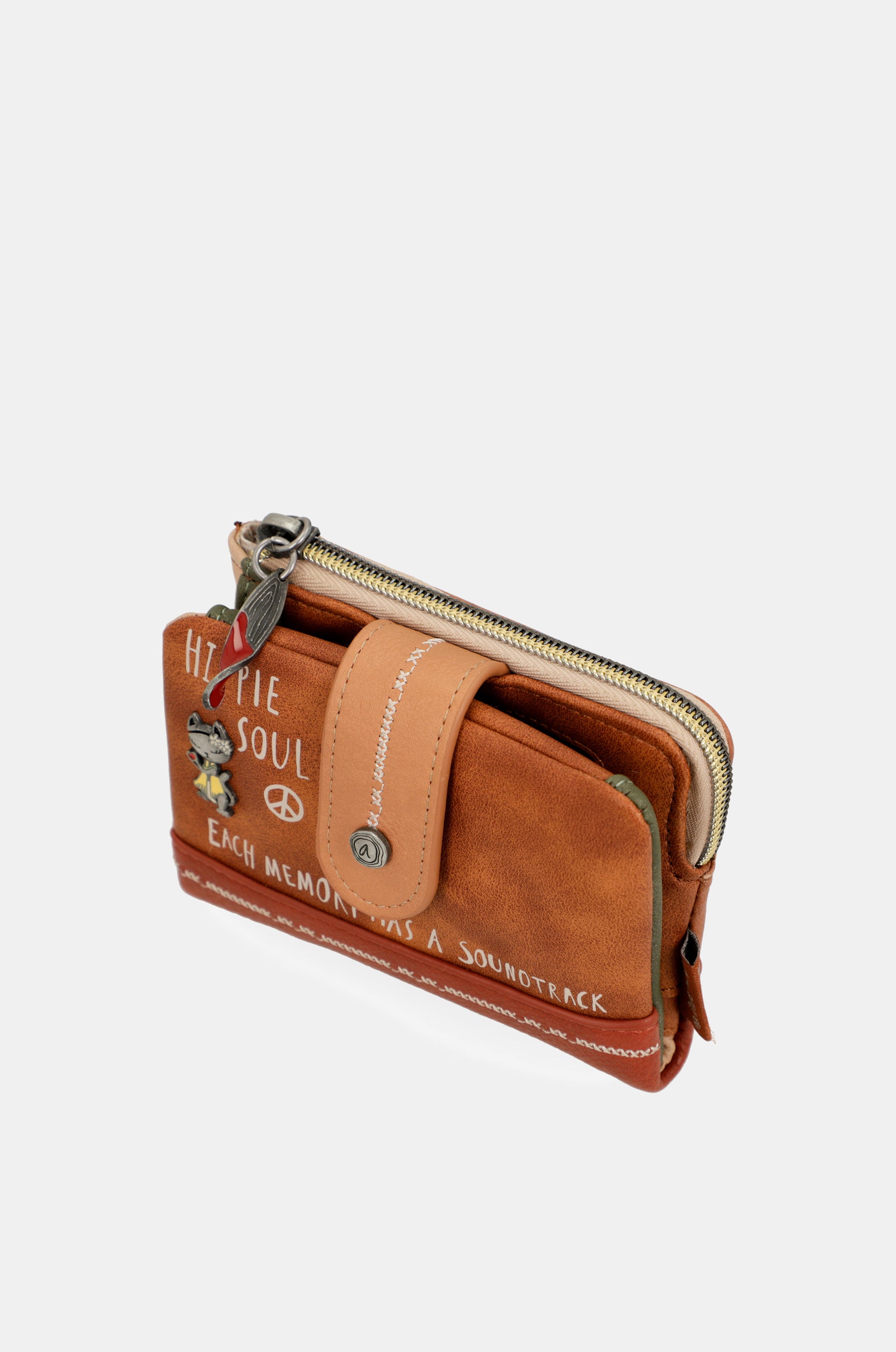 Billetero RFID pequeño Flowers