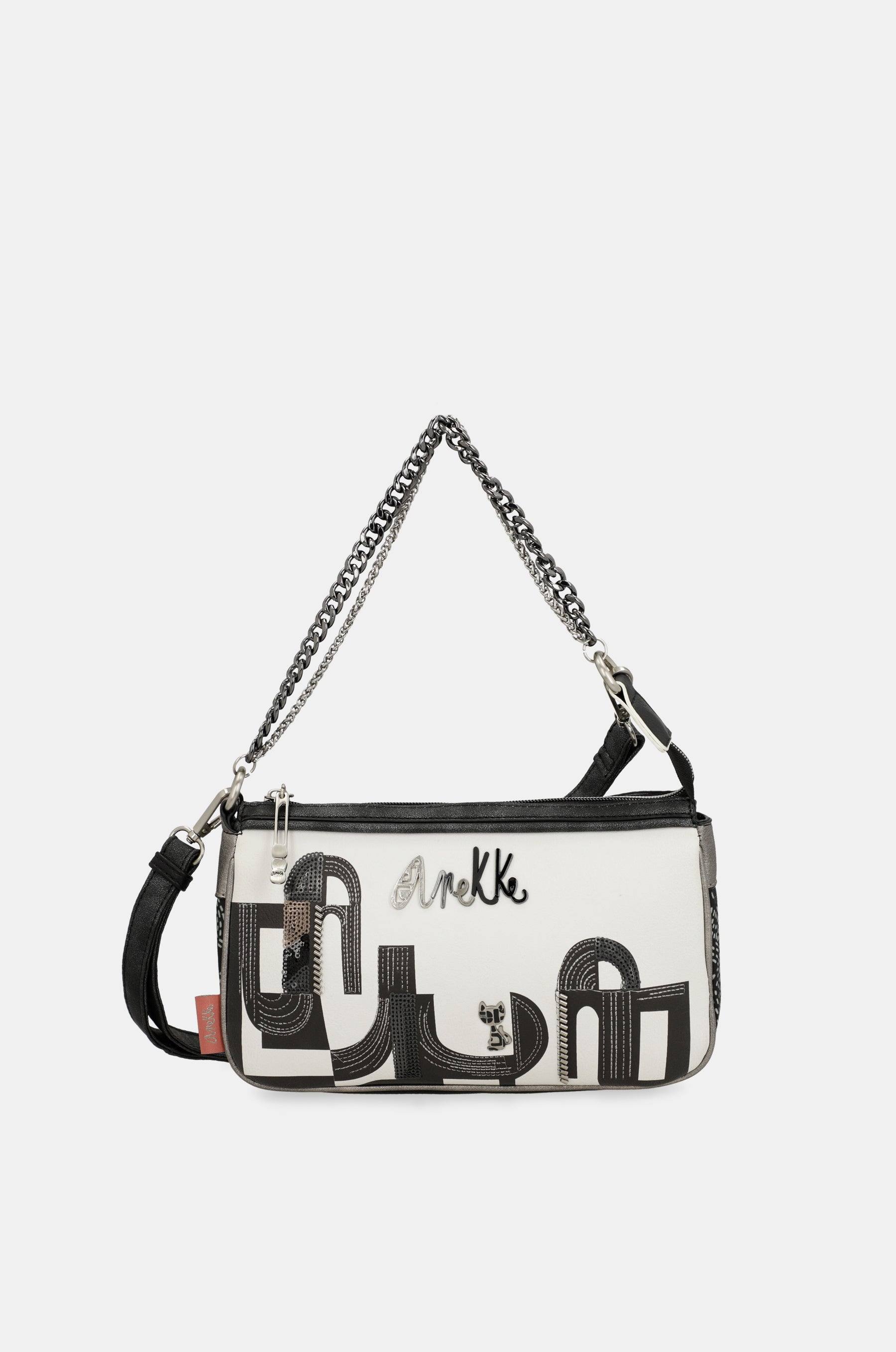 Bolso con asa metálica Nature Sixties