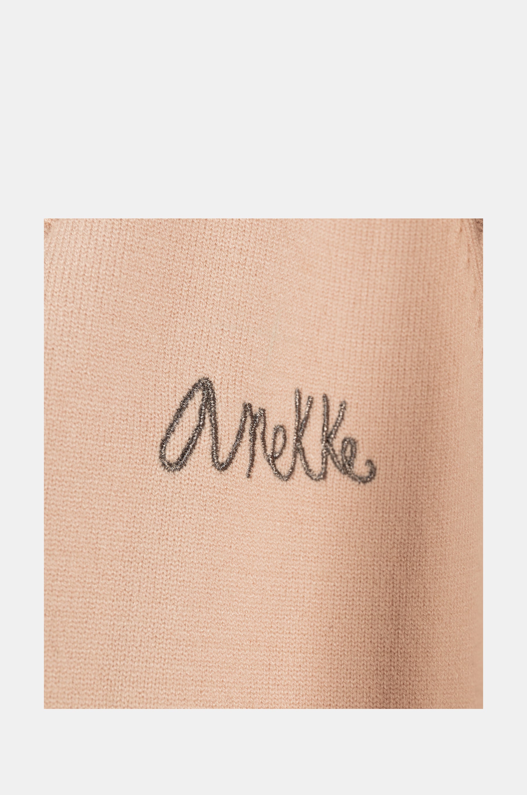 Chaqueta estilo poncho beige