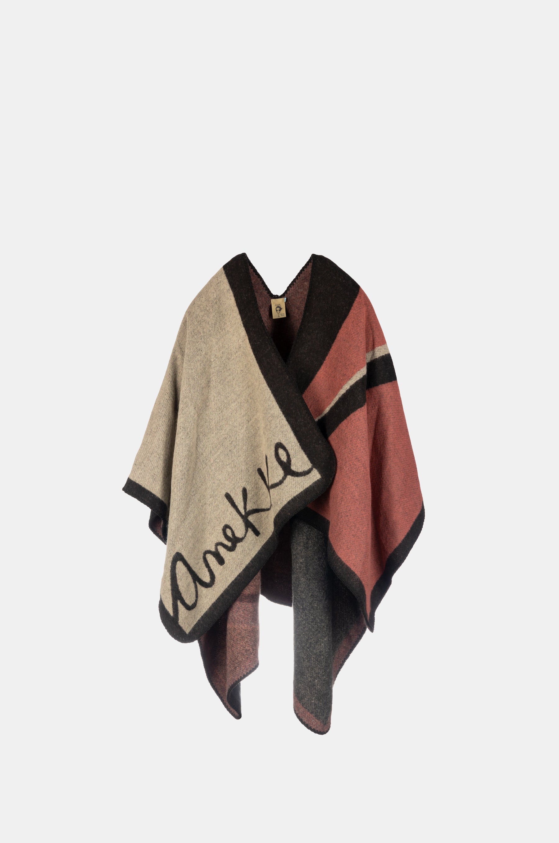 Poncho estampado Anekke