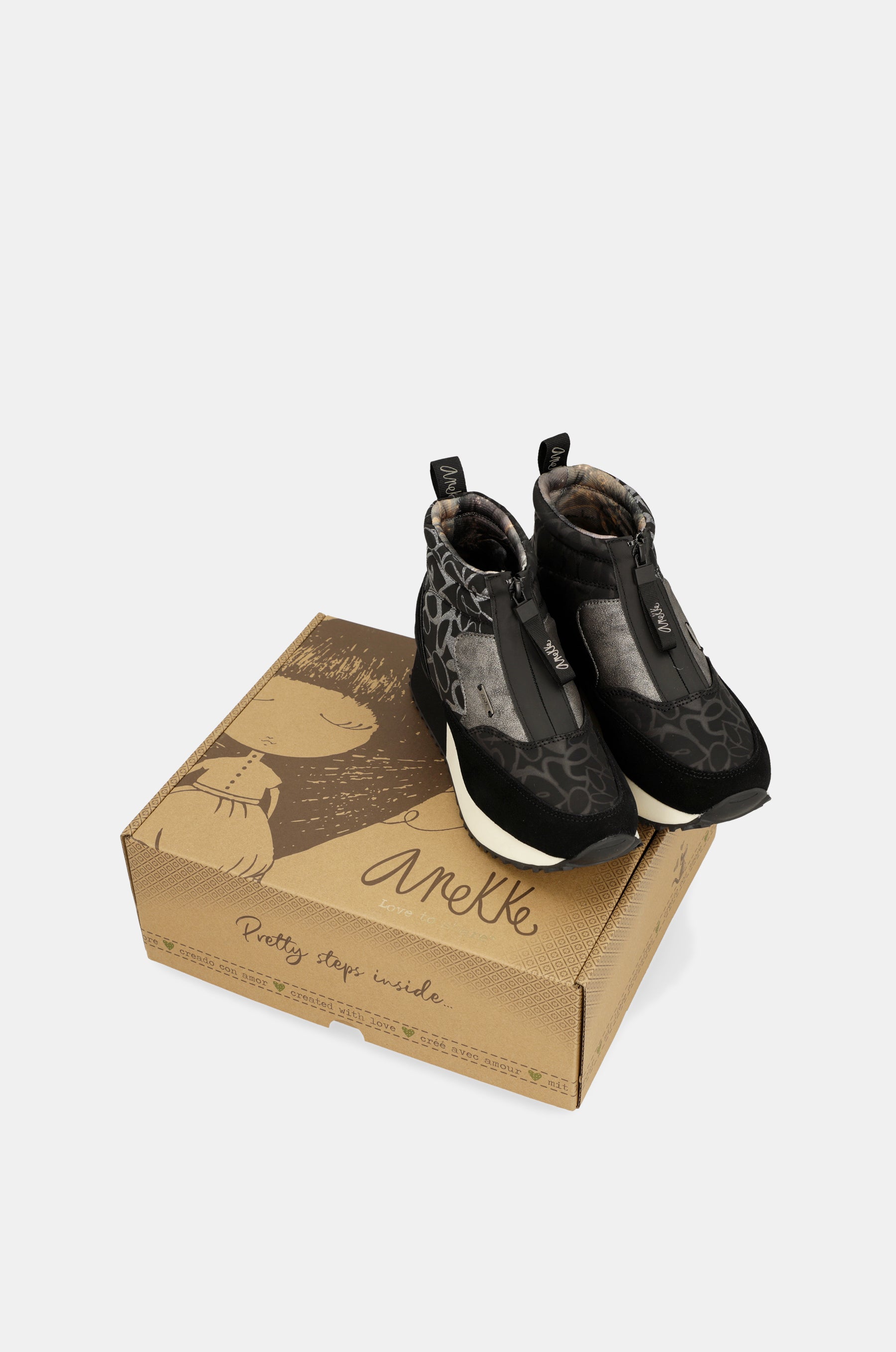 Botín deportivo negro Trendy