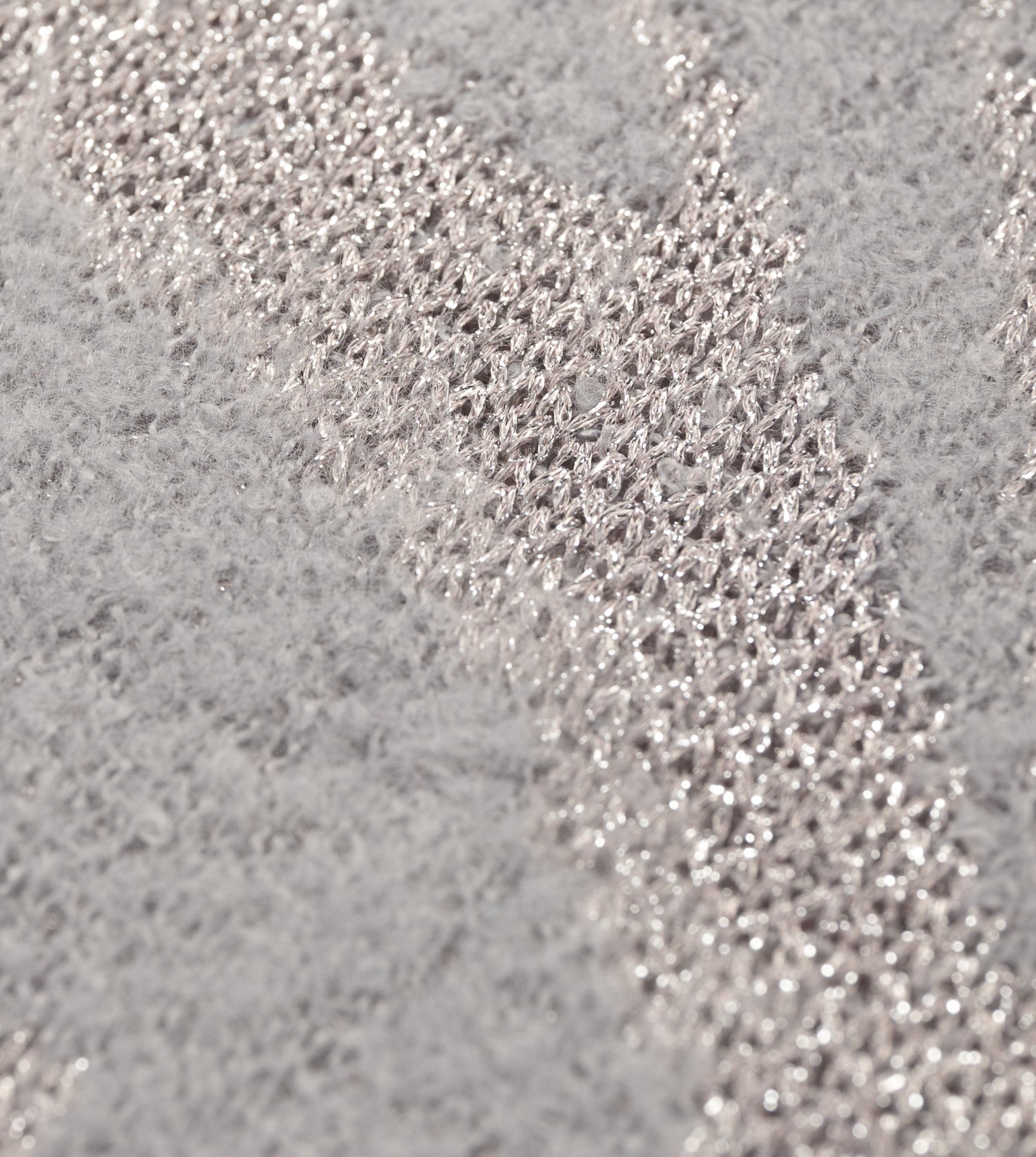 Bufanda rosa combinada