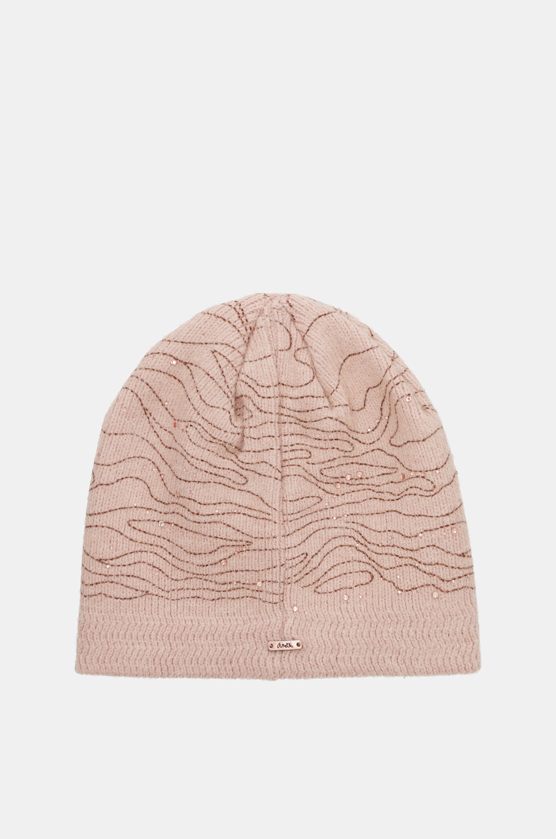 Gorro de punto rosa