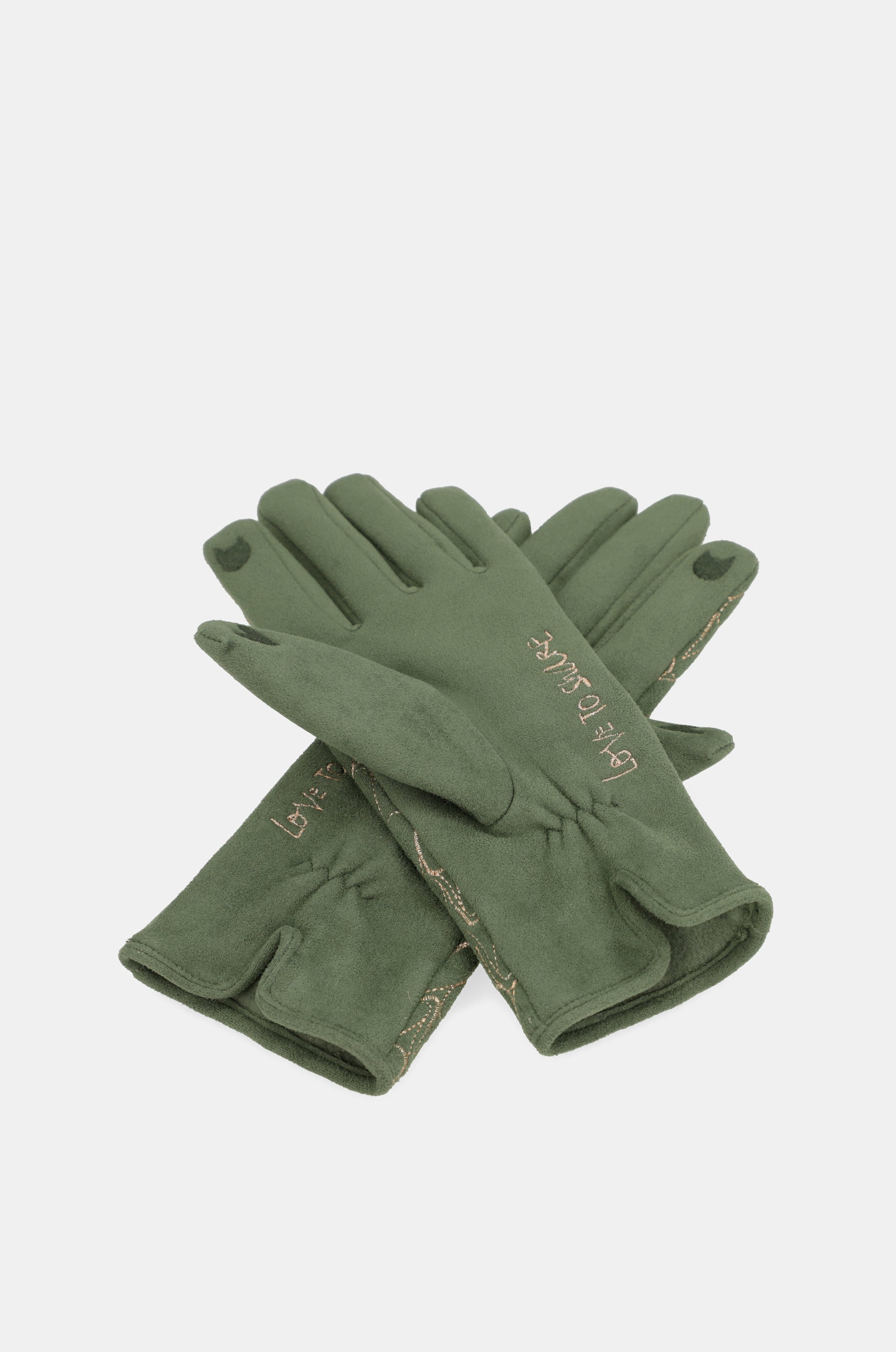 Guantes verde logo Anekke