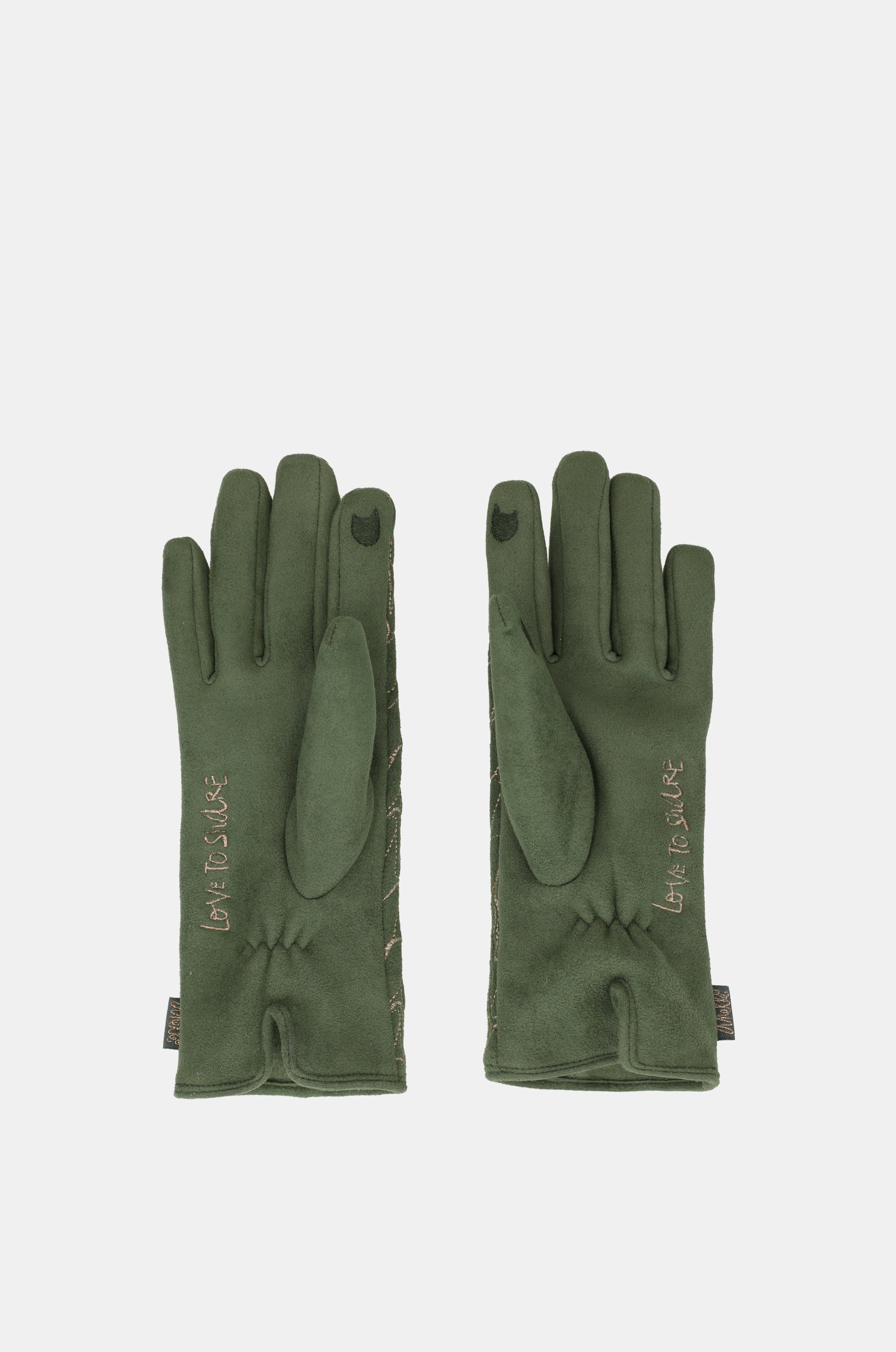 Guantes verde logo Anekke