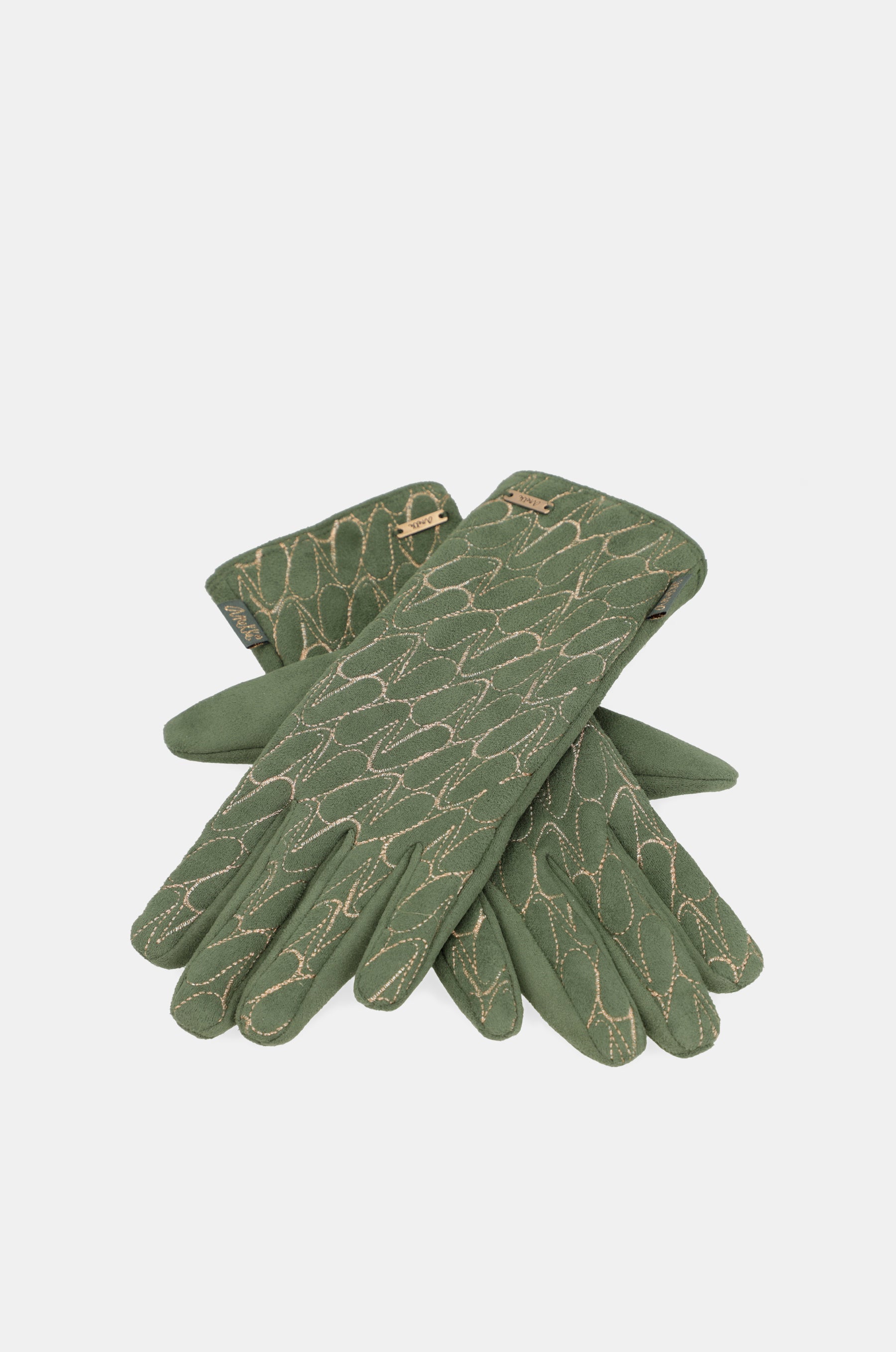 Guantes verde logo Anekke