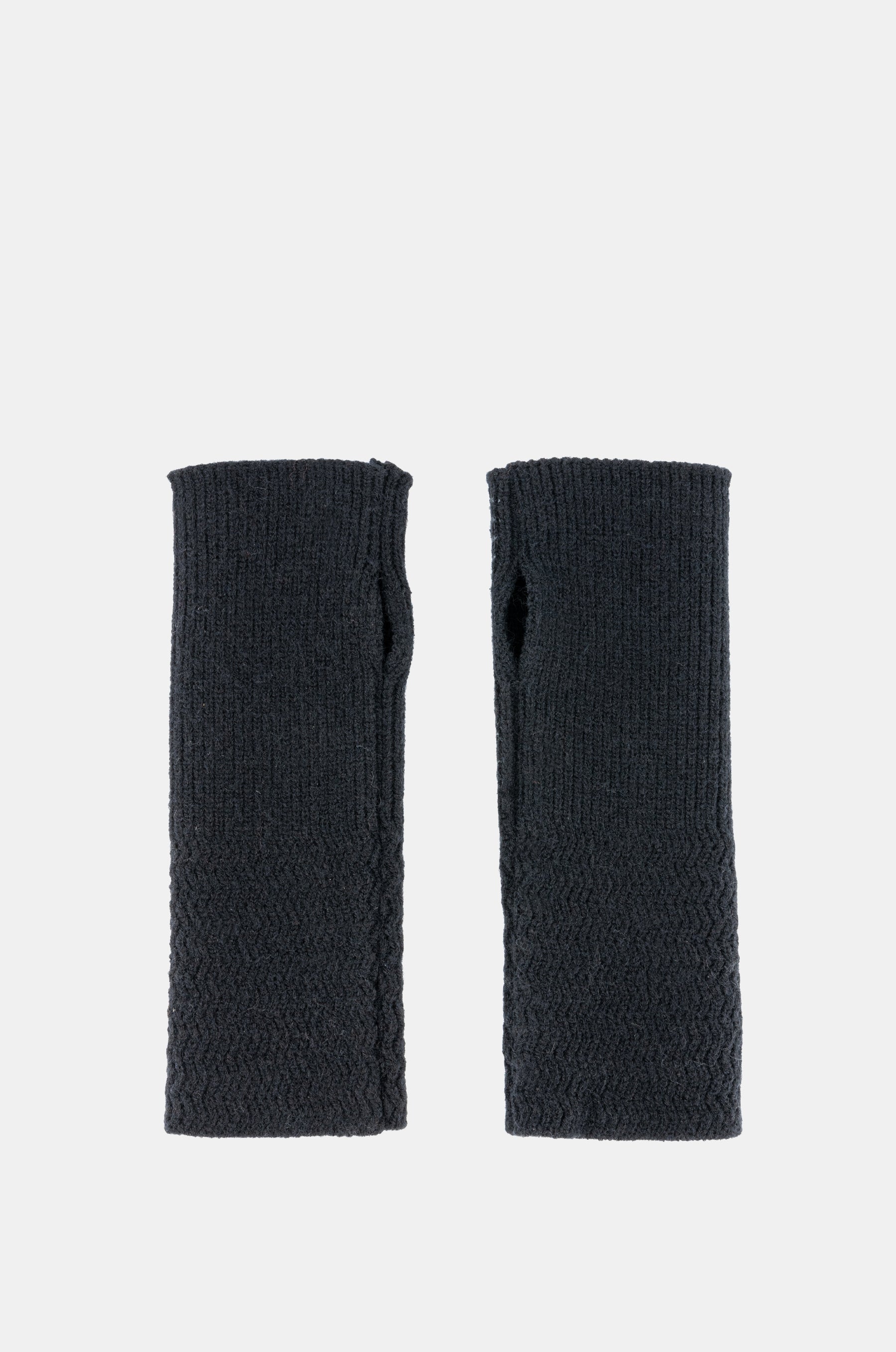 Guantes de punto negro