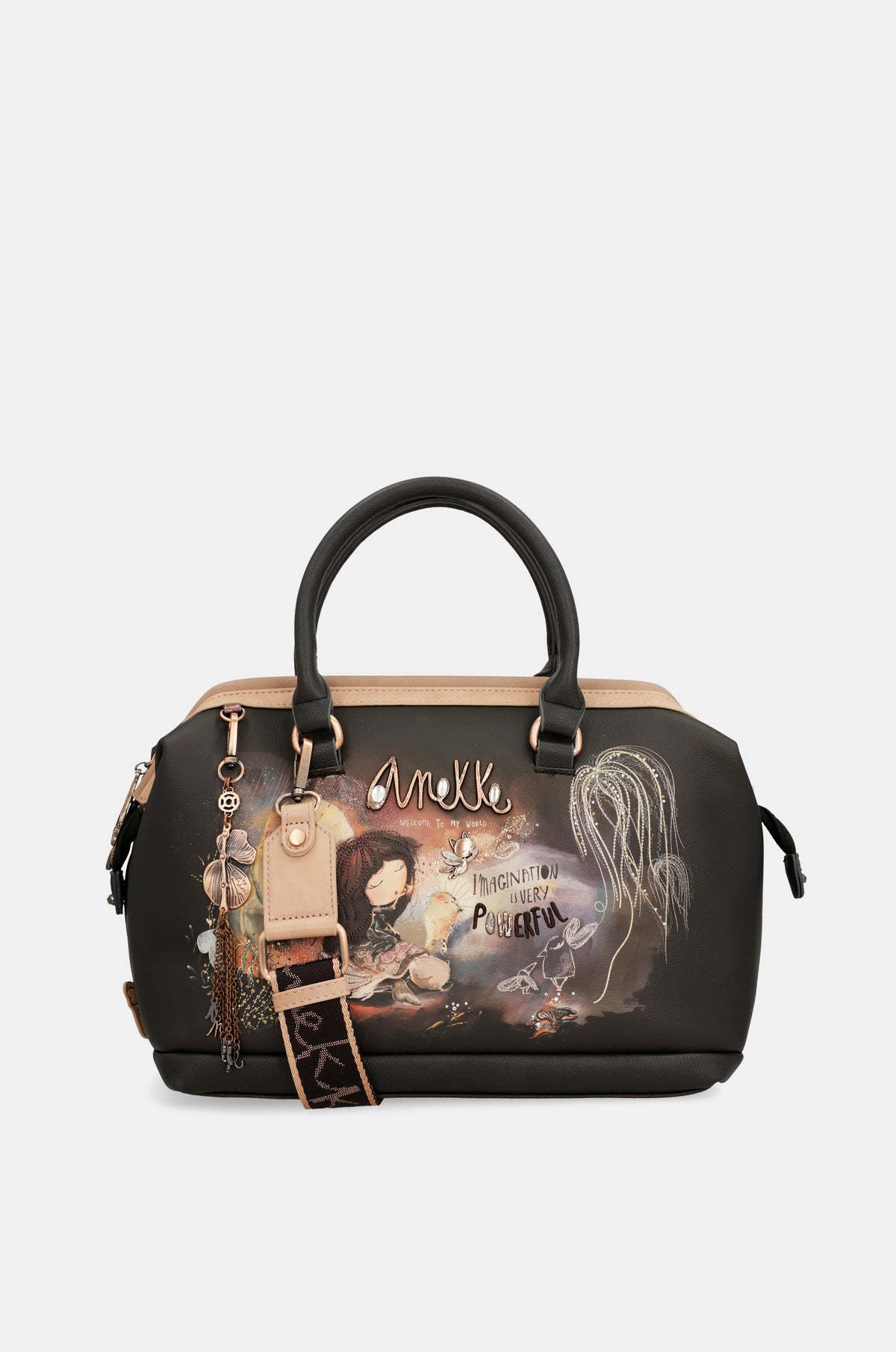 Sac Bowling Hollywood Multicolore Anekke - Borsetta En Polyuréthane, Neuf Avec étiquettes