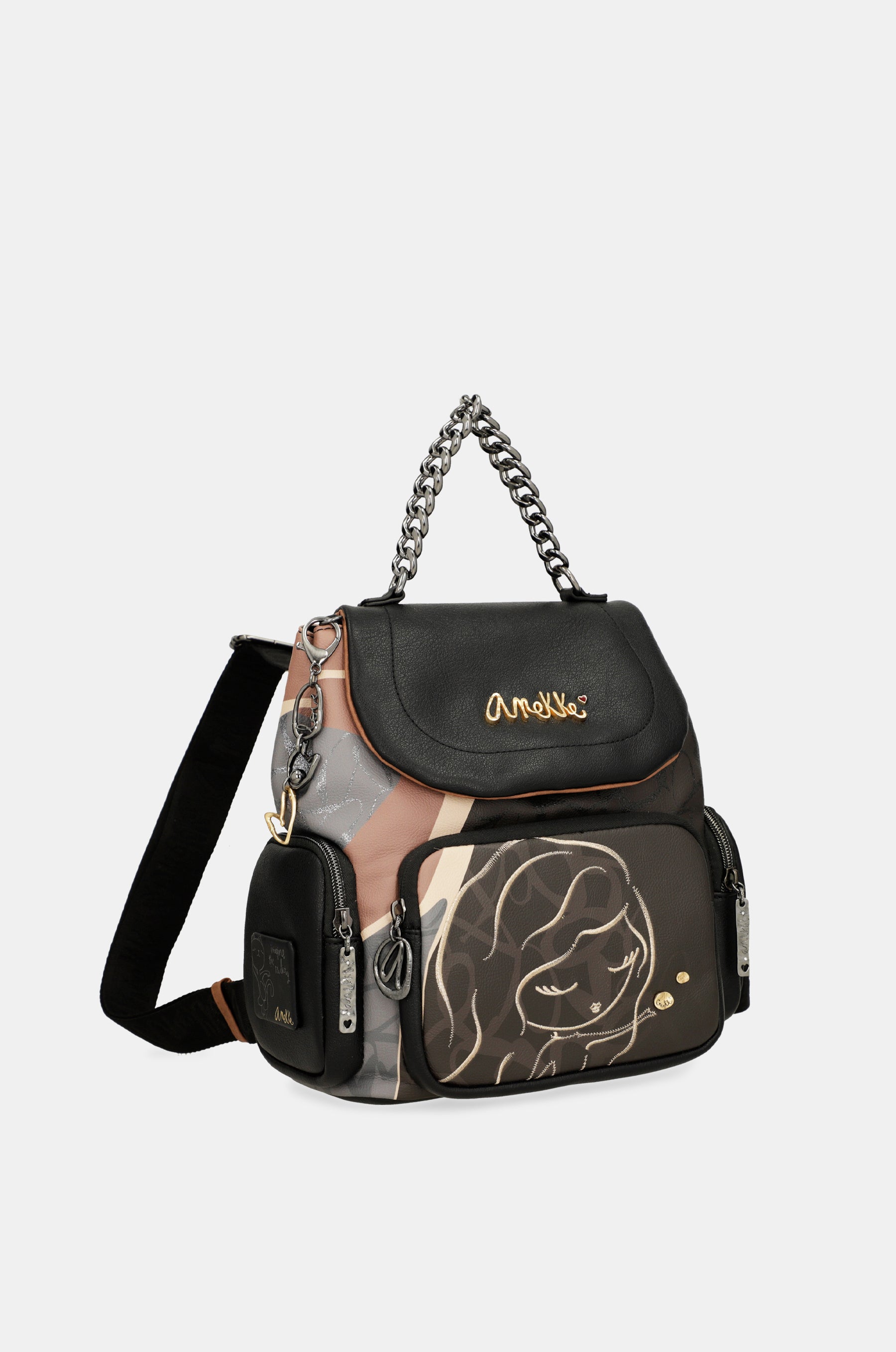 Mochila solapa Heartbeat