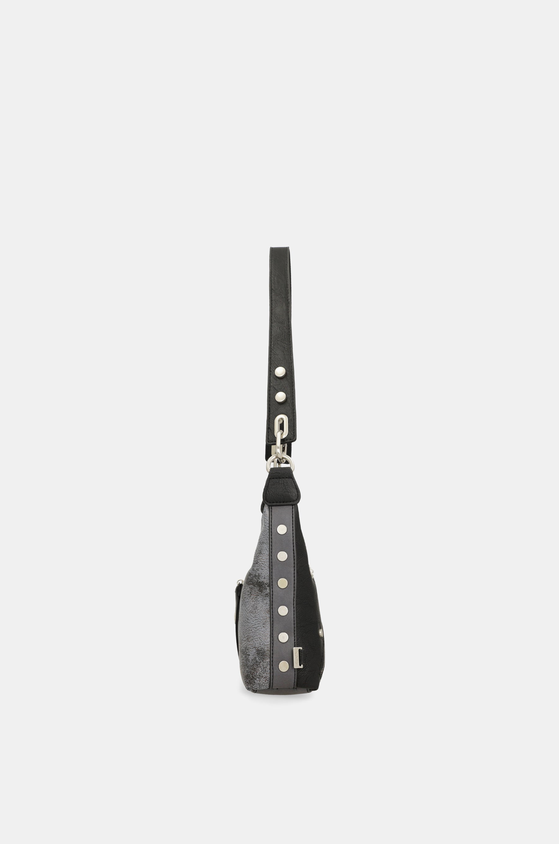 Bolso de hombro negro Crust