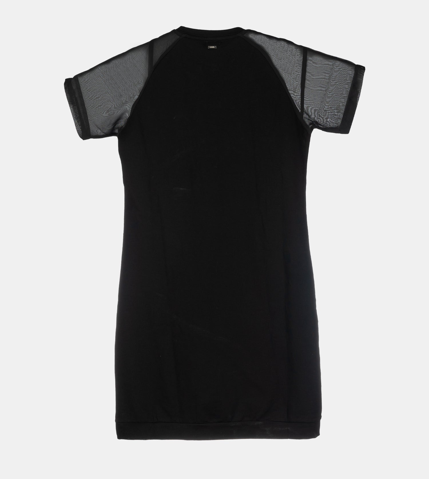 Vestido manga corta negro
