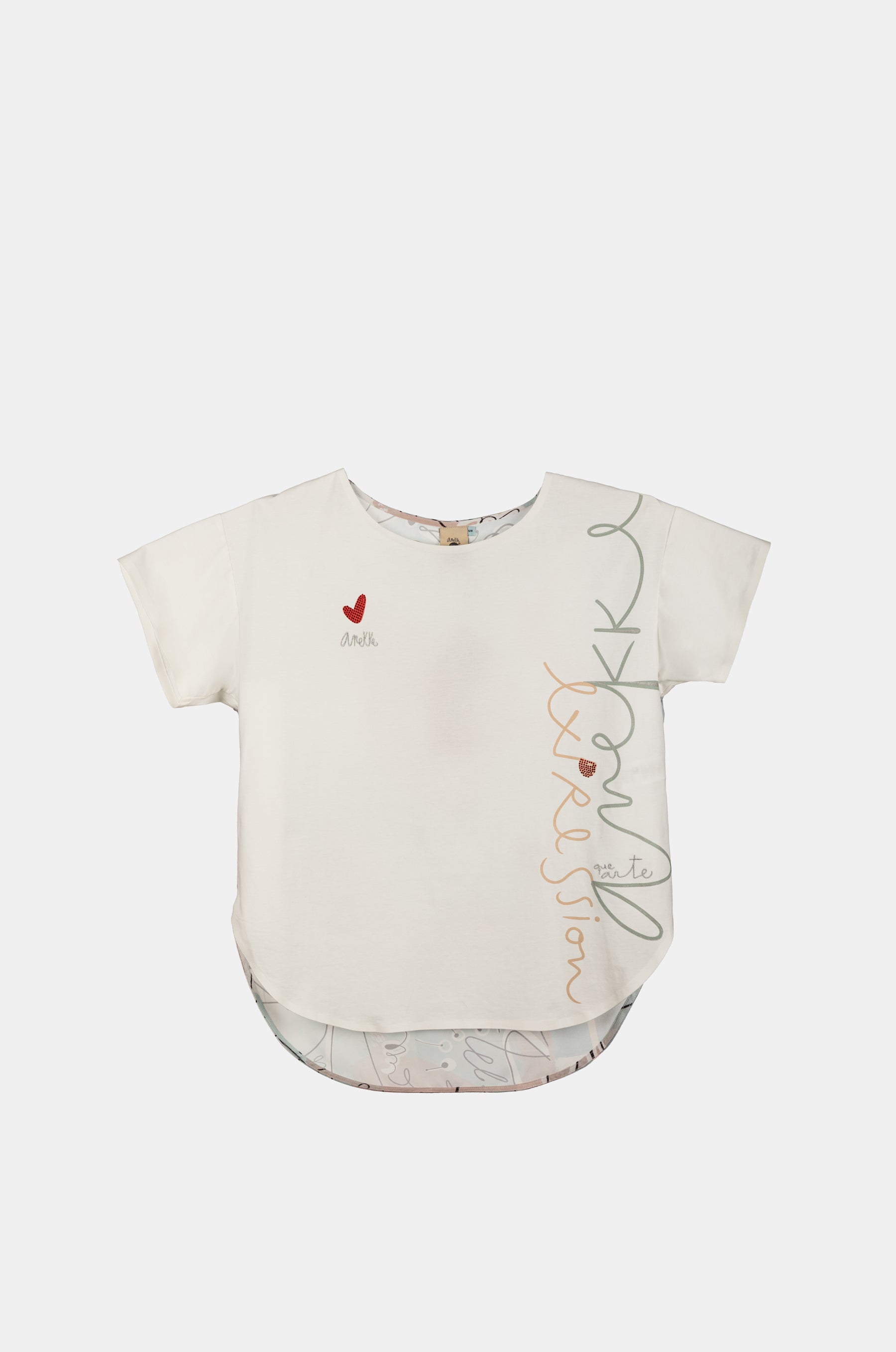 Camiseta manga corta estampada Alma