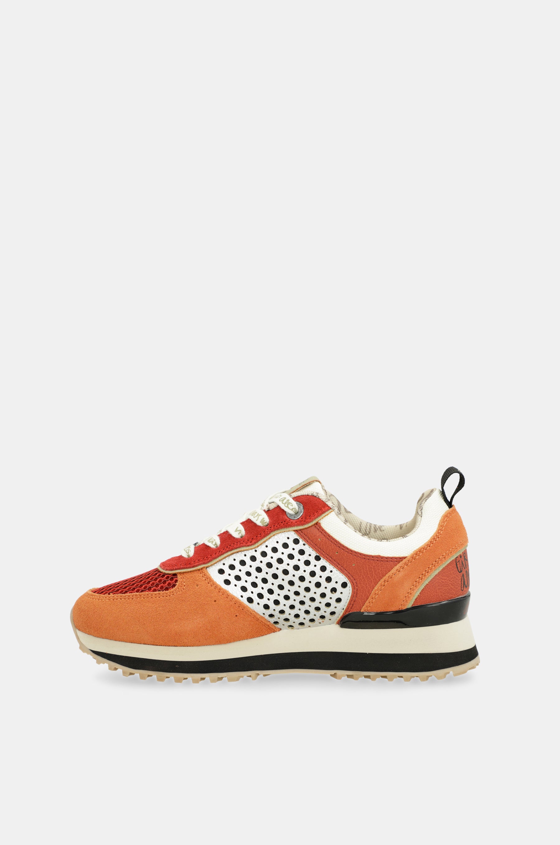 Deportivos plataforma rojos