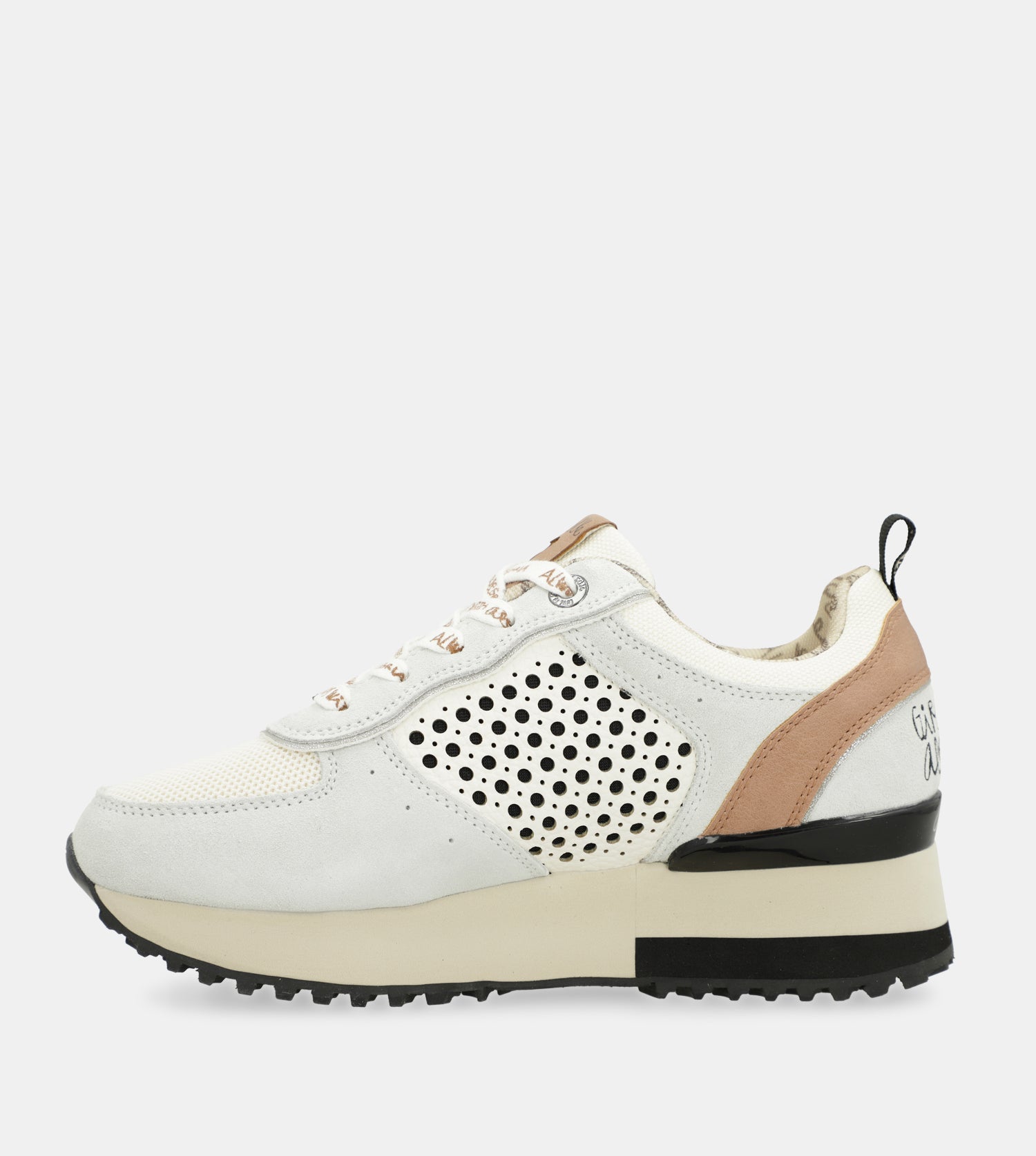 Deportivos plataforma gris