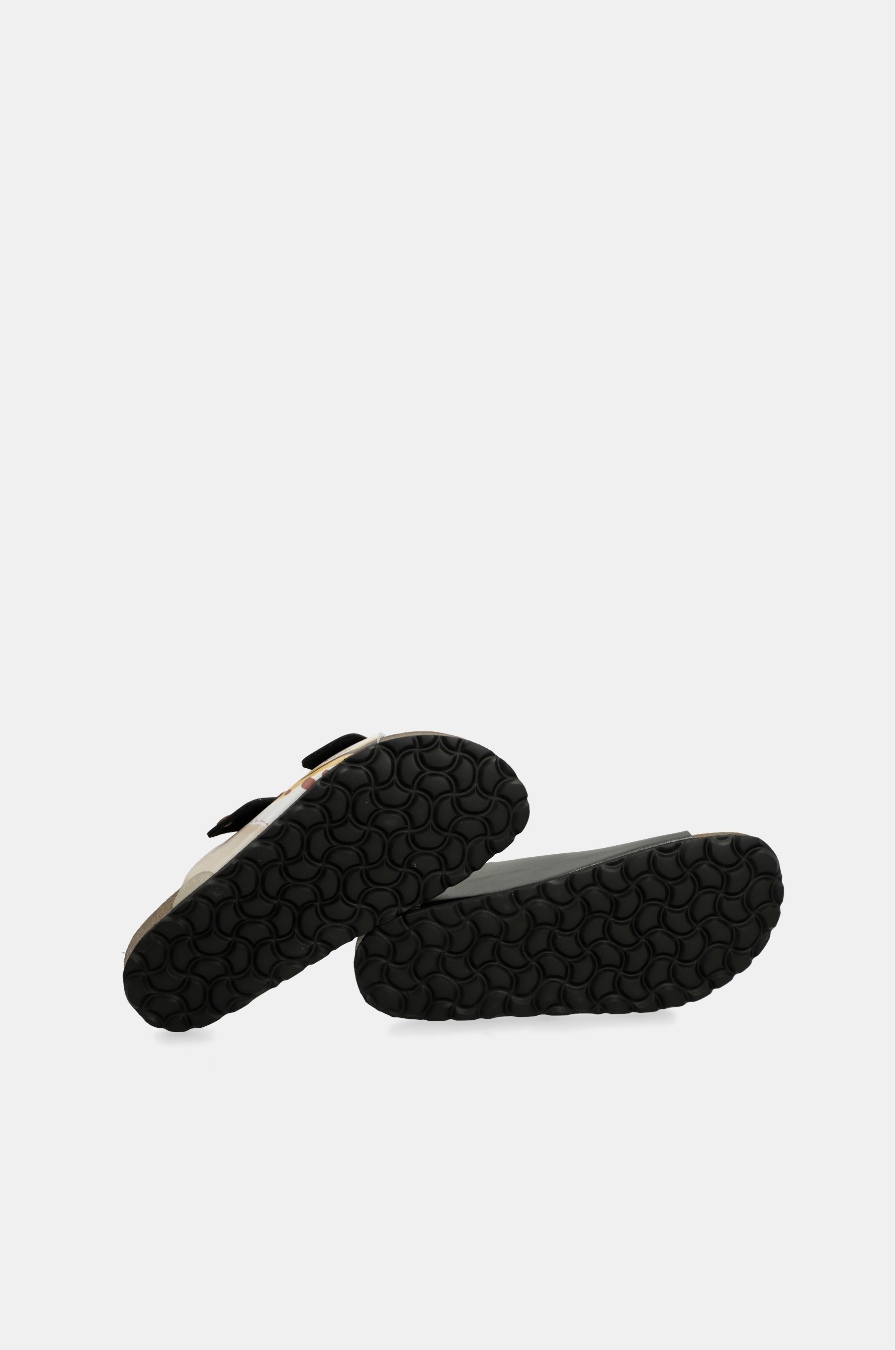 Sandalias bio multicolor negras