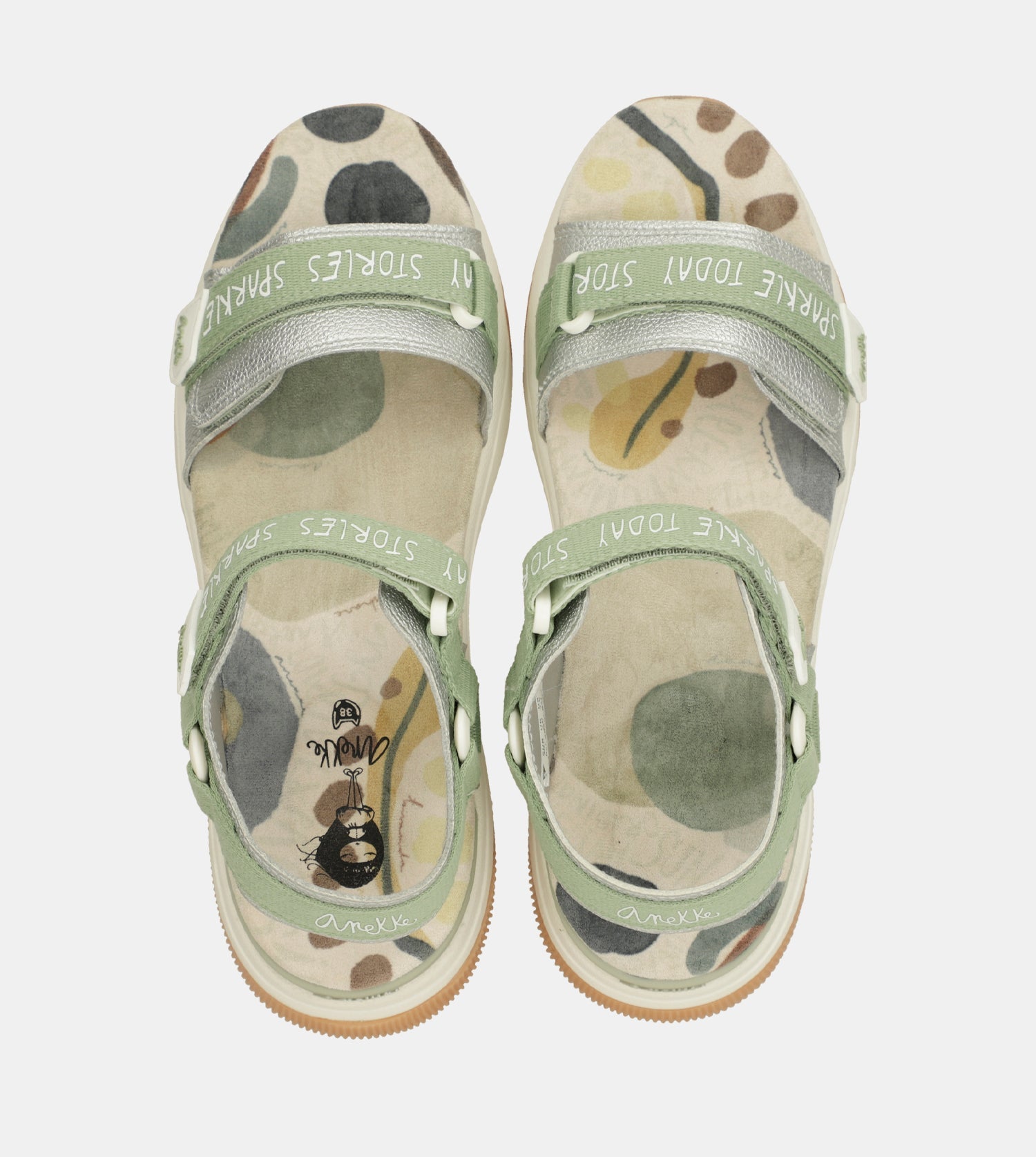Sandalias deportivas verde