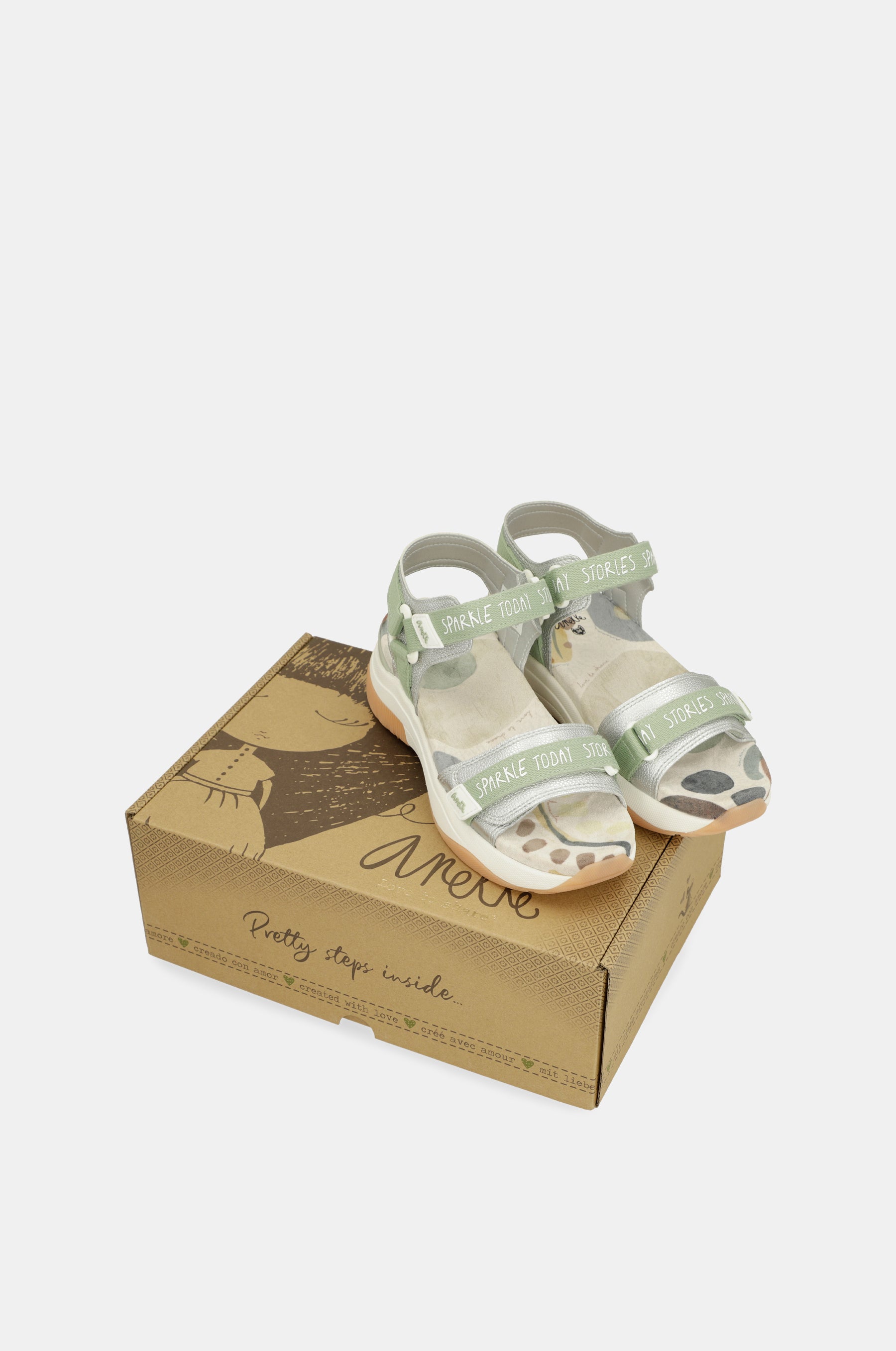 Sandalias deportivas verde