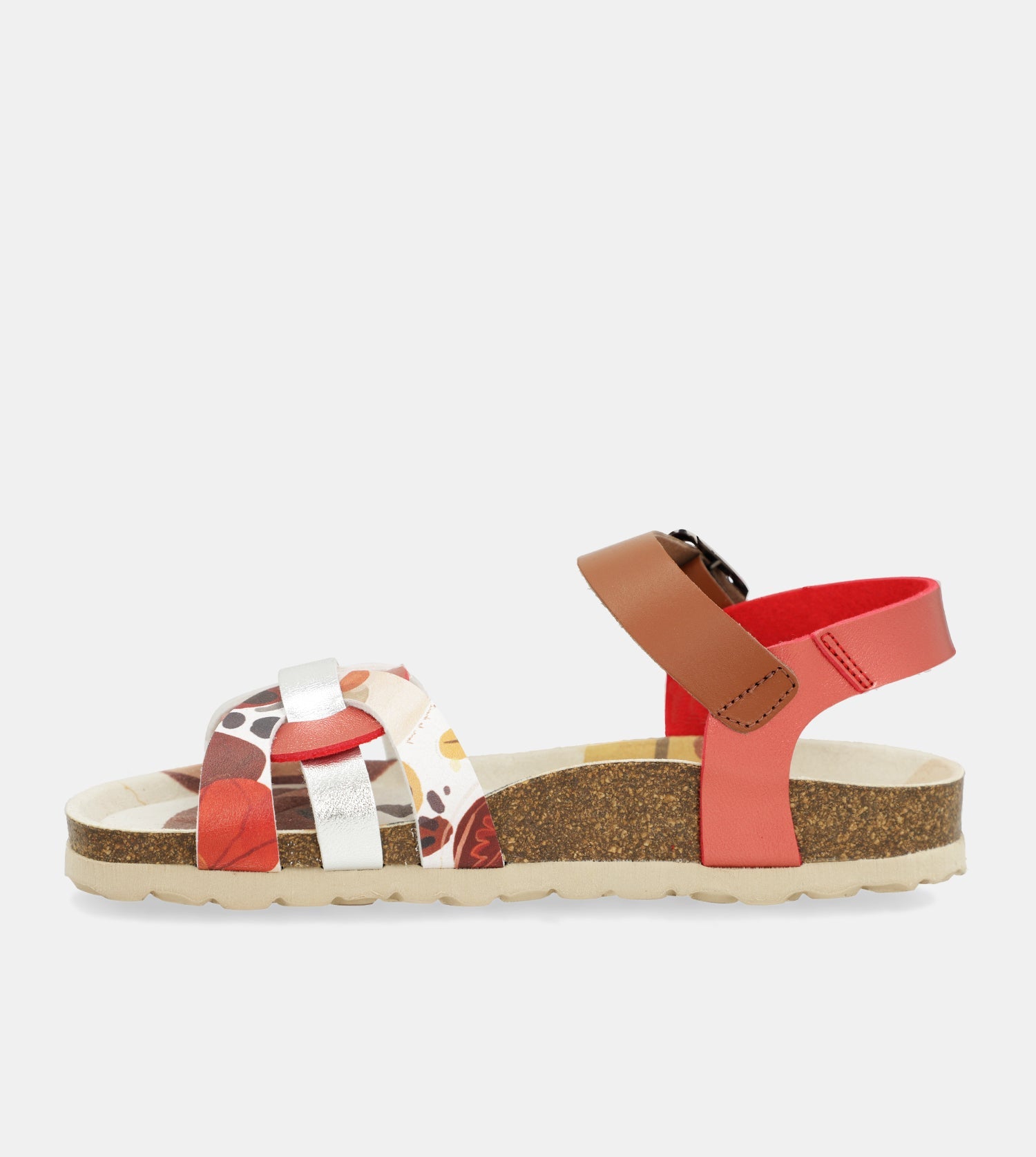 Sandalias tiras rojas Alma