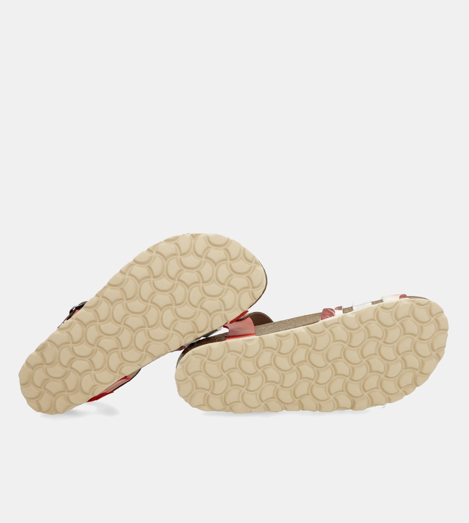 Sandalias tiras rojas Alma