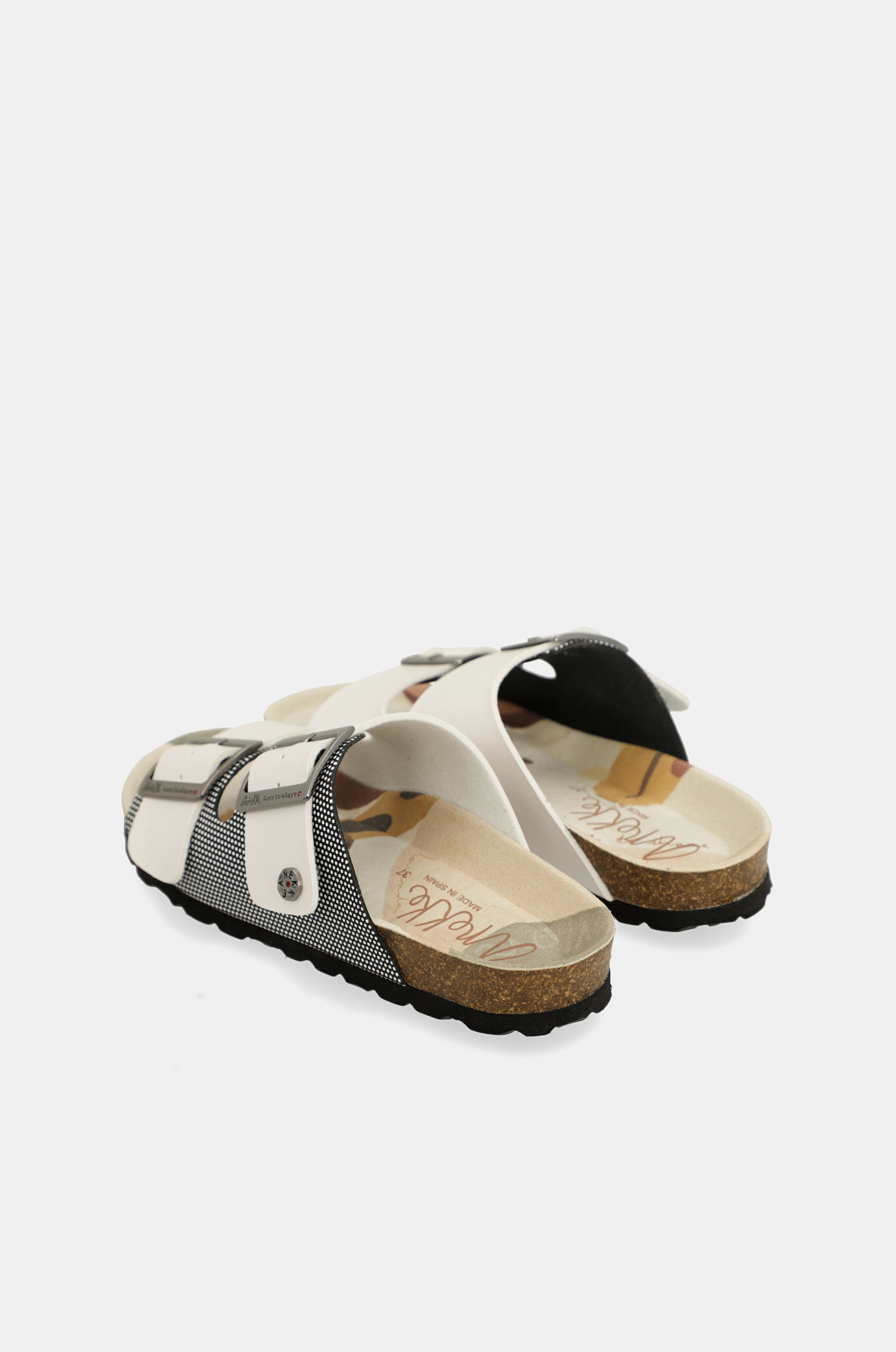 Sandalias bio blancas Lunares