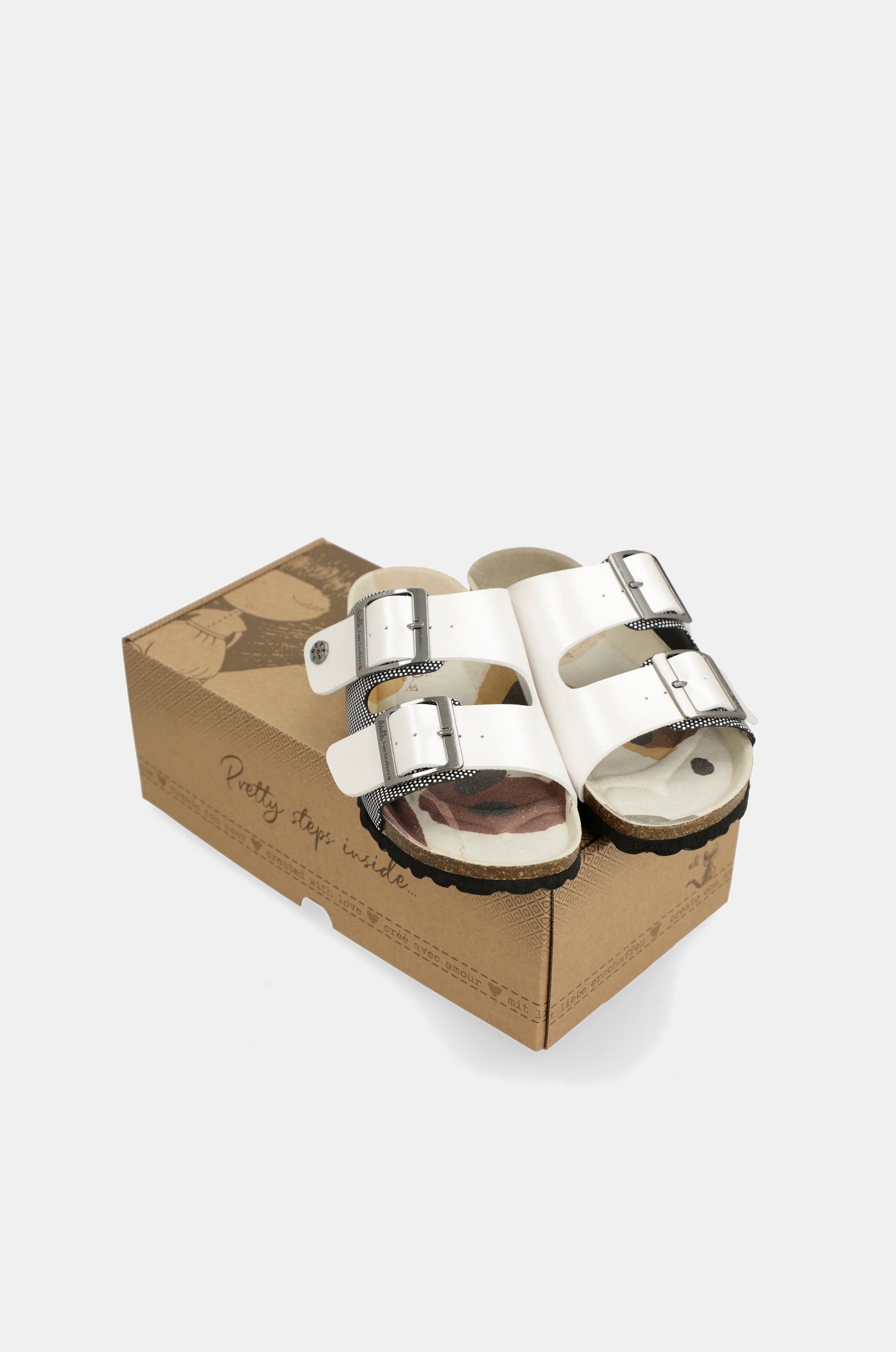 Sandalias bio blancas Lunares