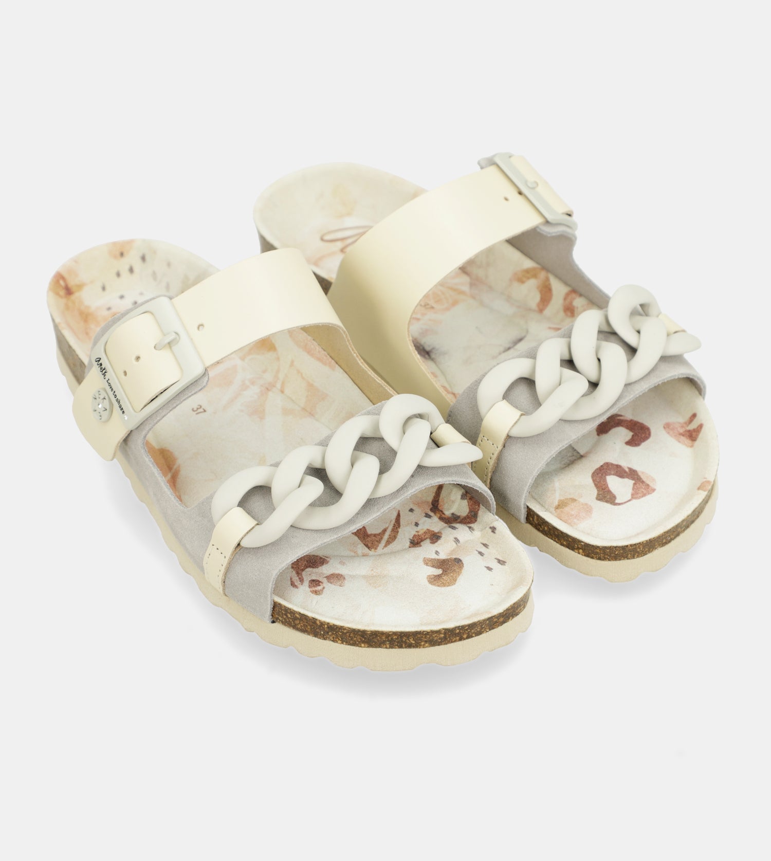 Sandalias bio eslabones gris