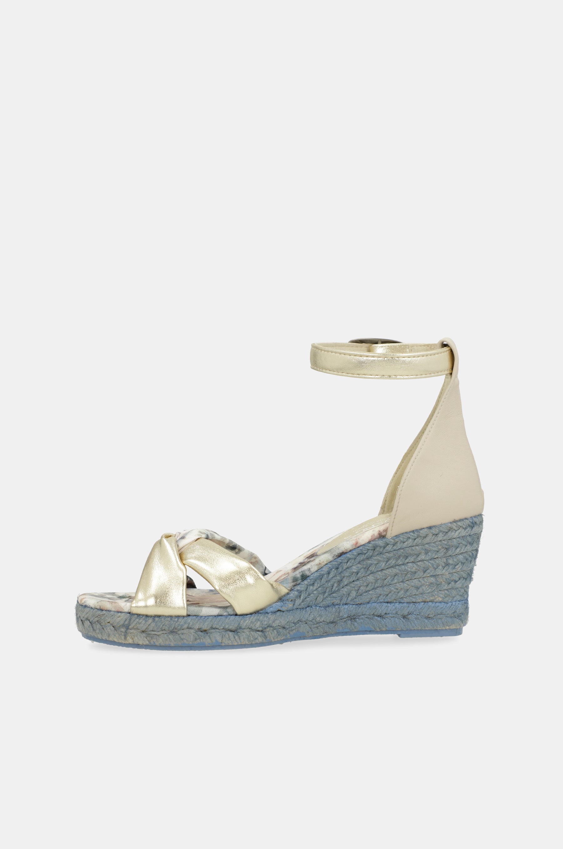 Sandalias de cuña azul Memories