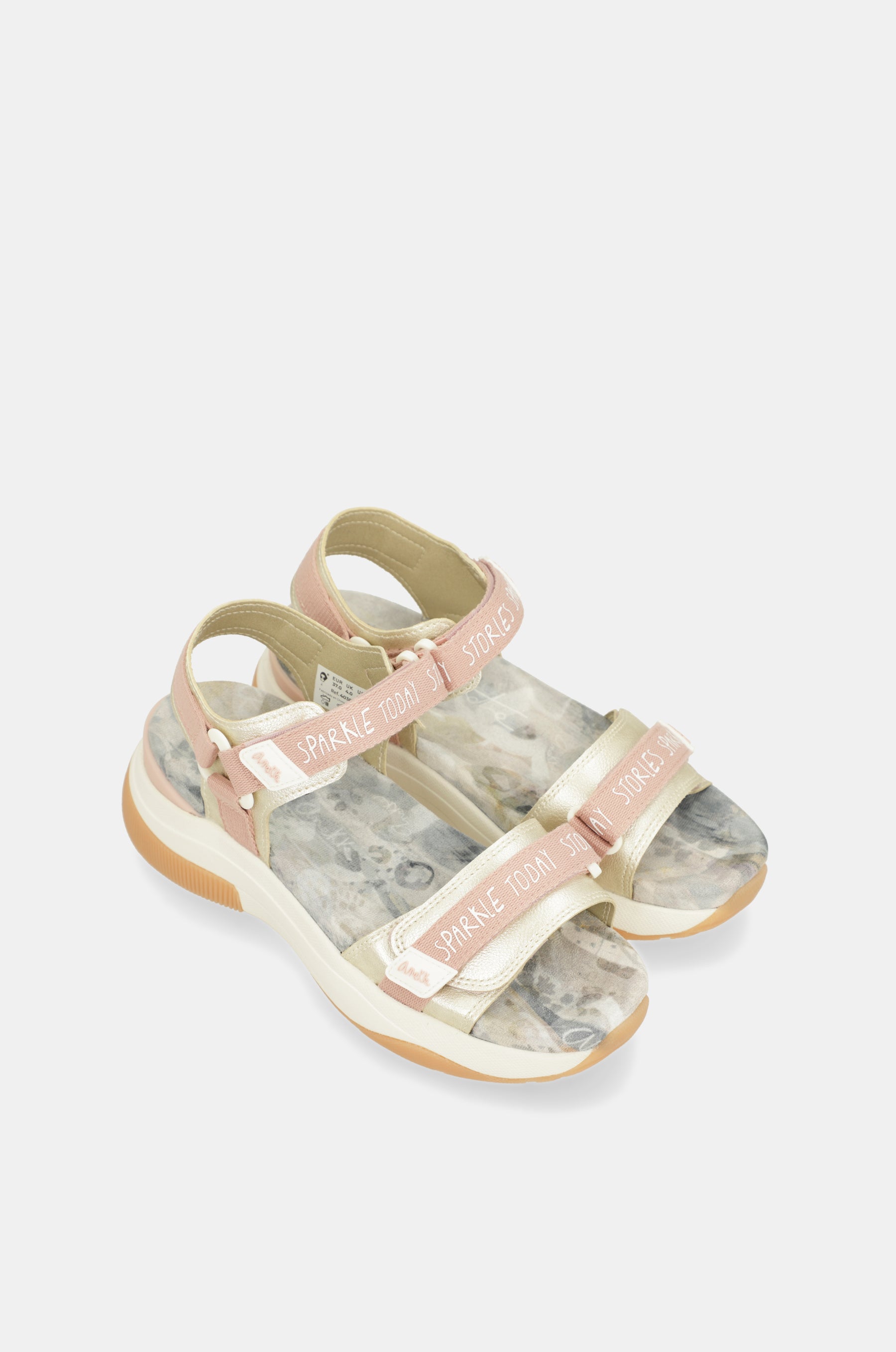 Sandalias deportivas rosa