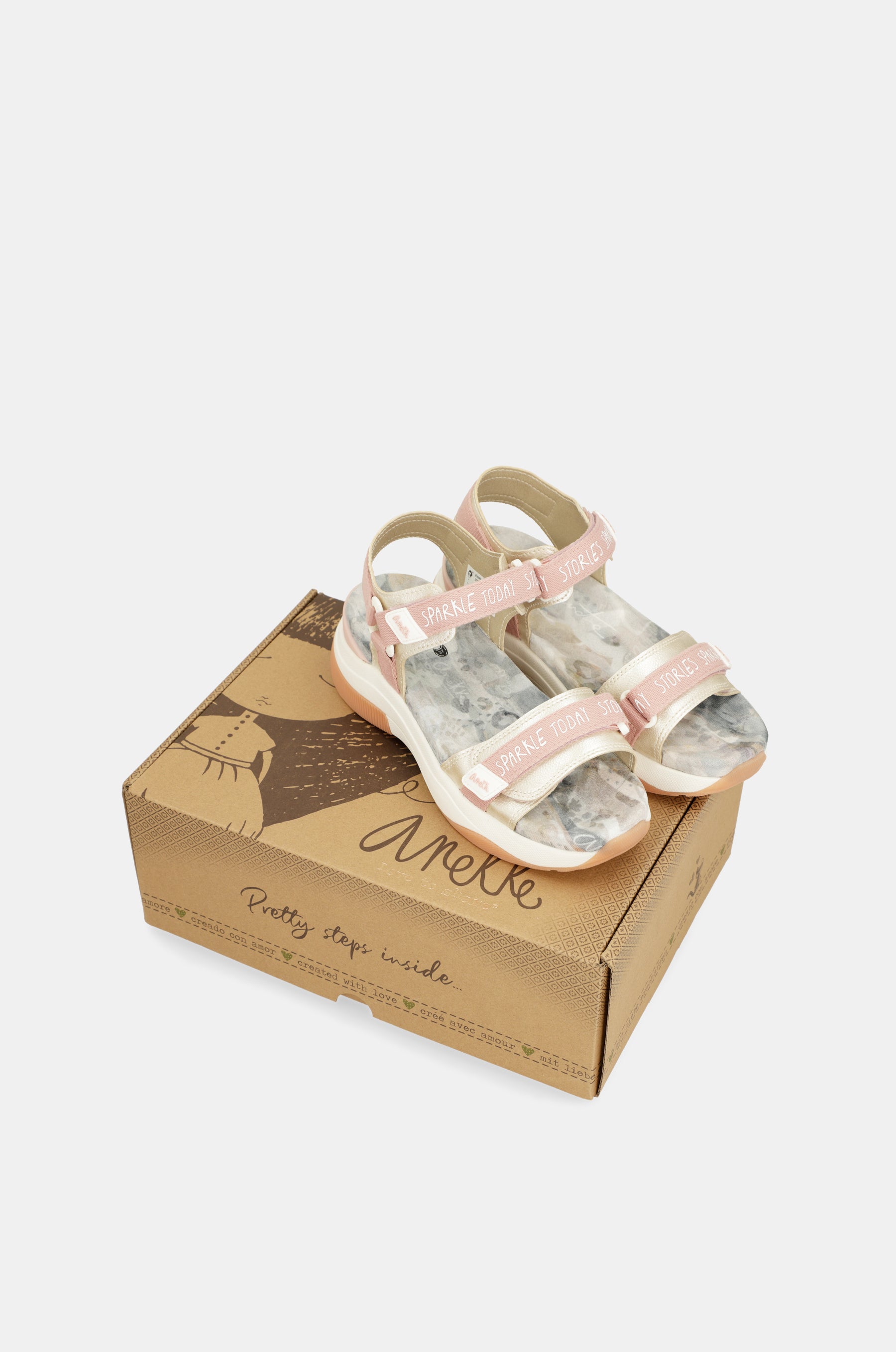 Sandalias deportivas rosa