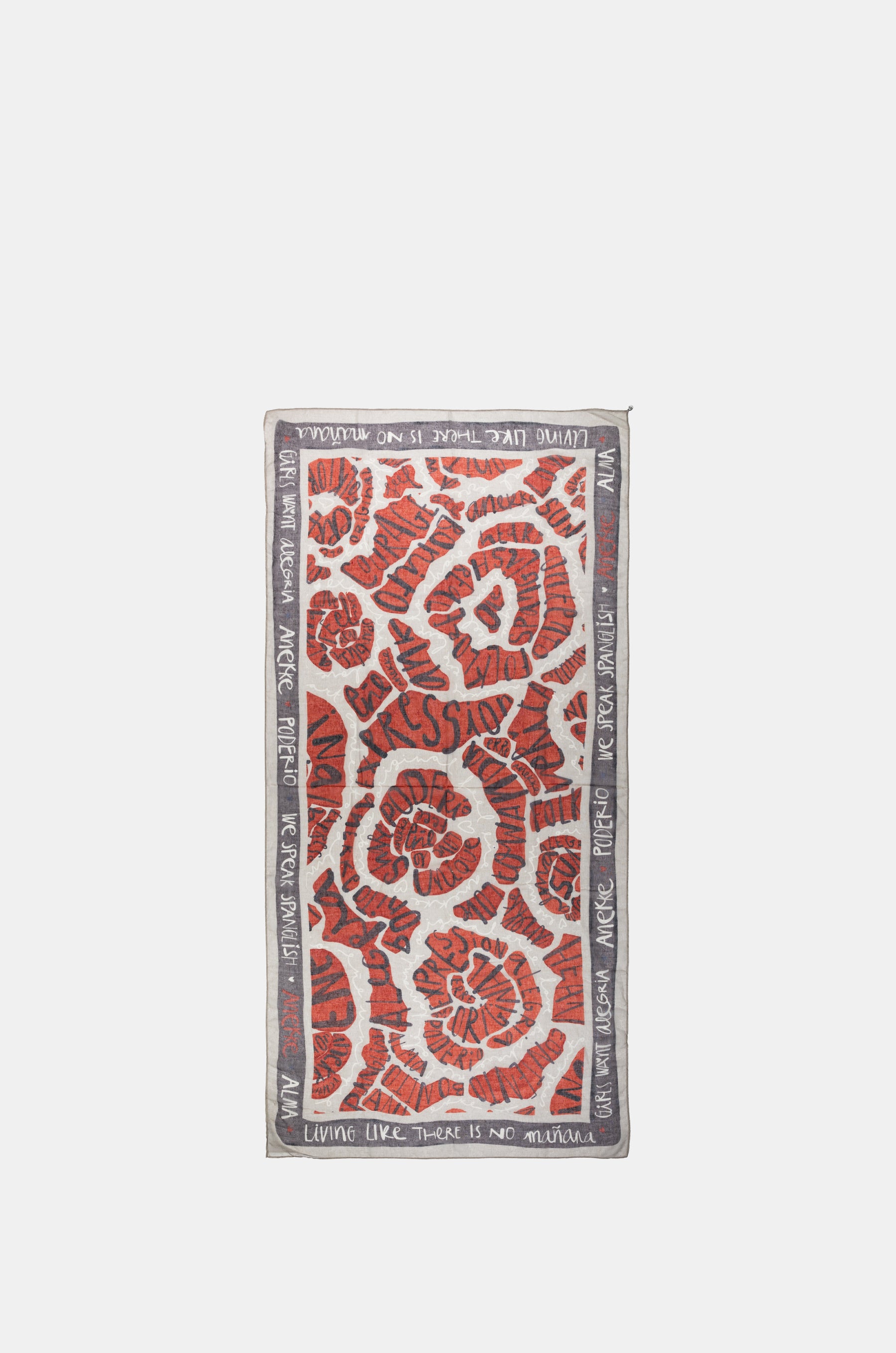 Pañuelo estampado Alegría