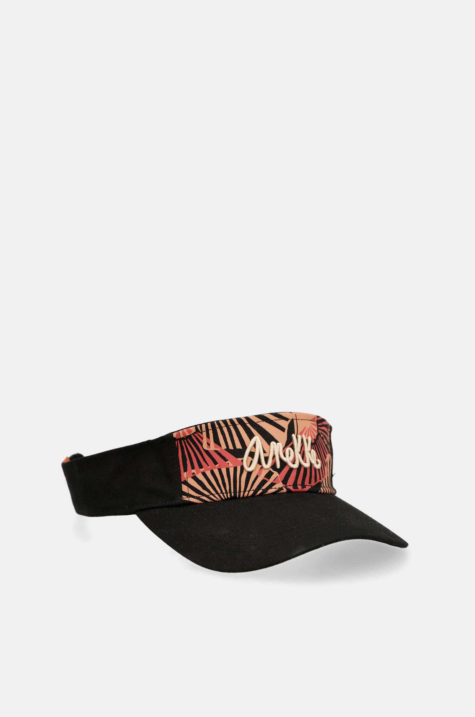 Visera negra estampada