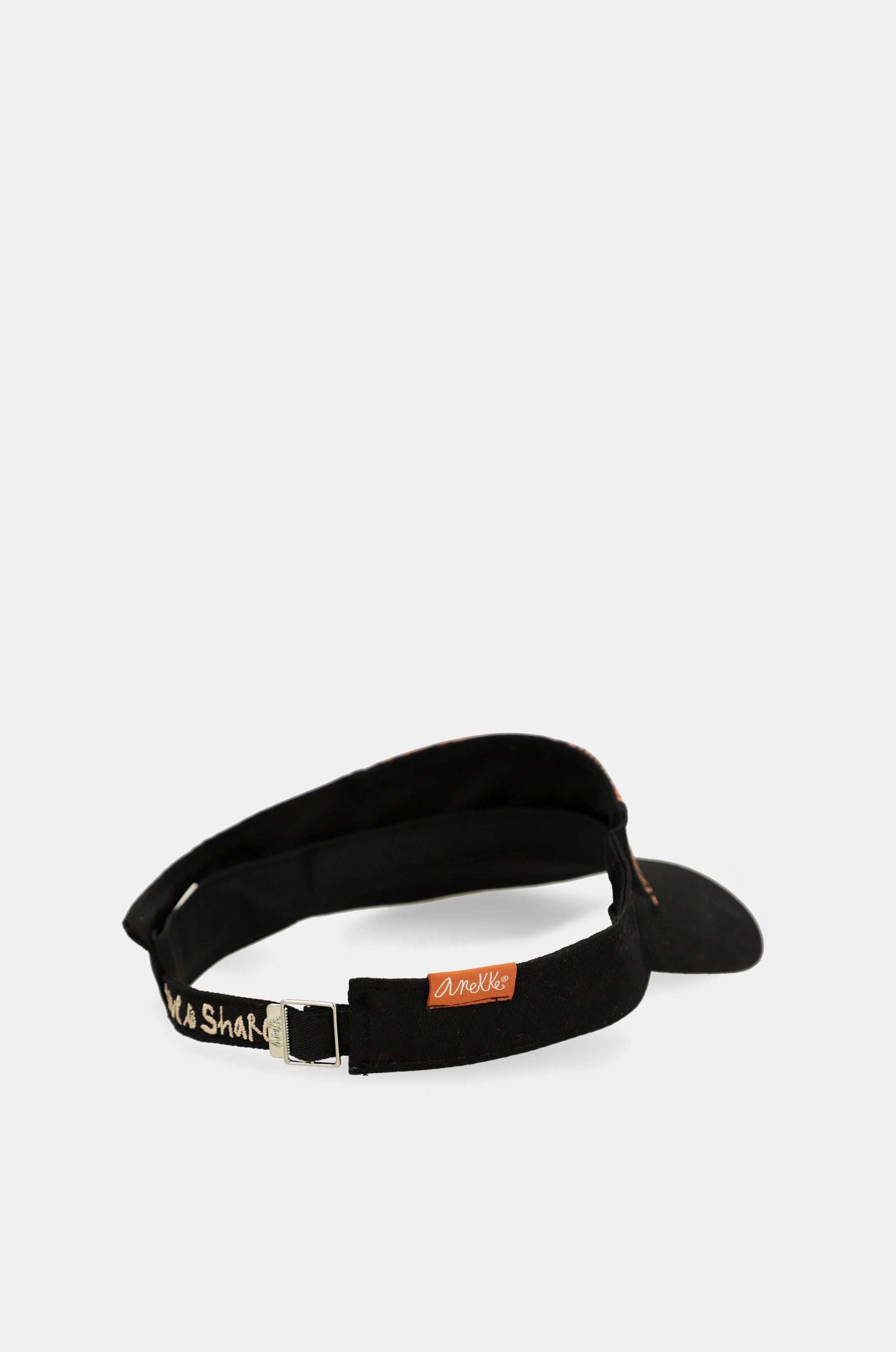 Visera negra estampada