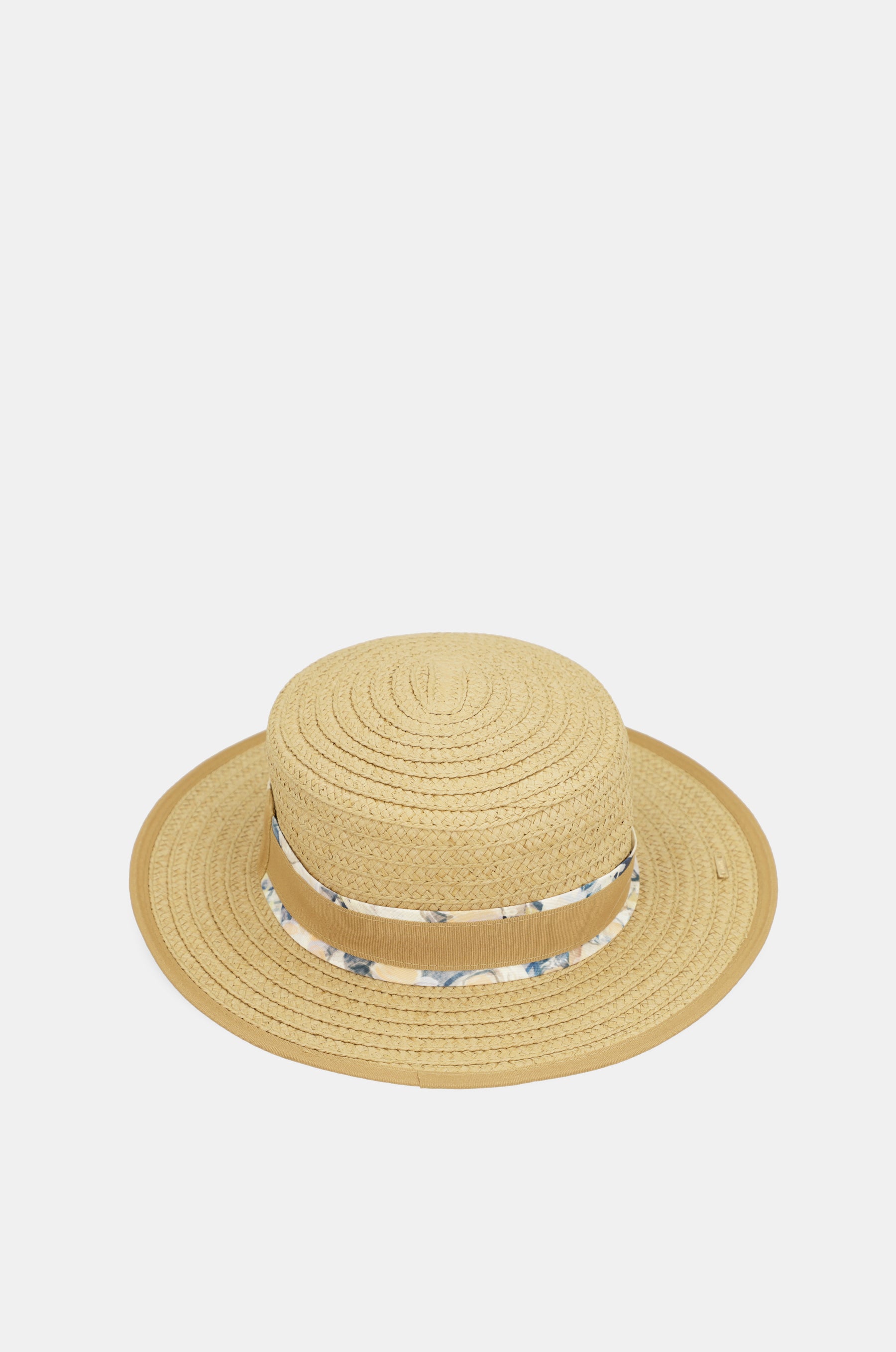 Sombrero de rafia beige