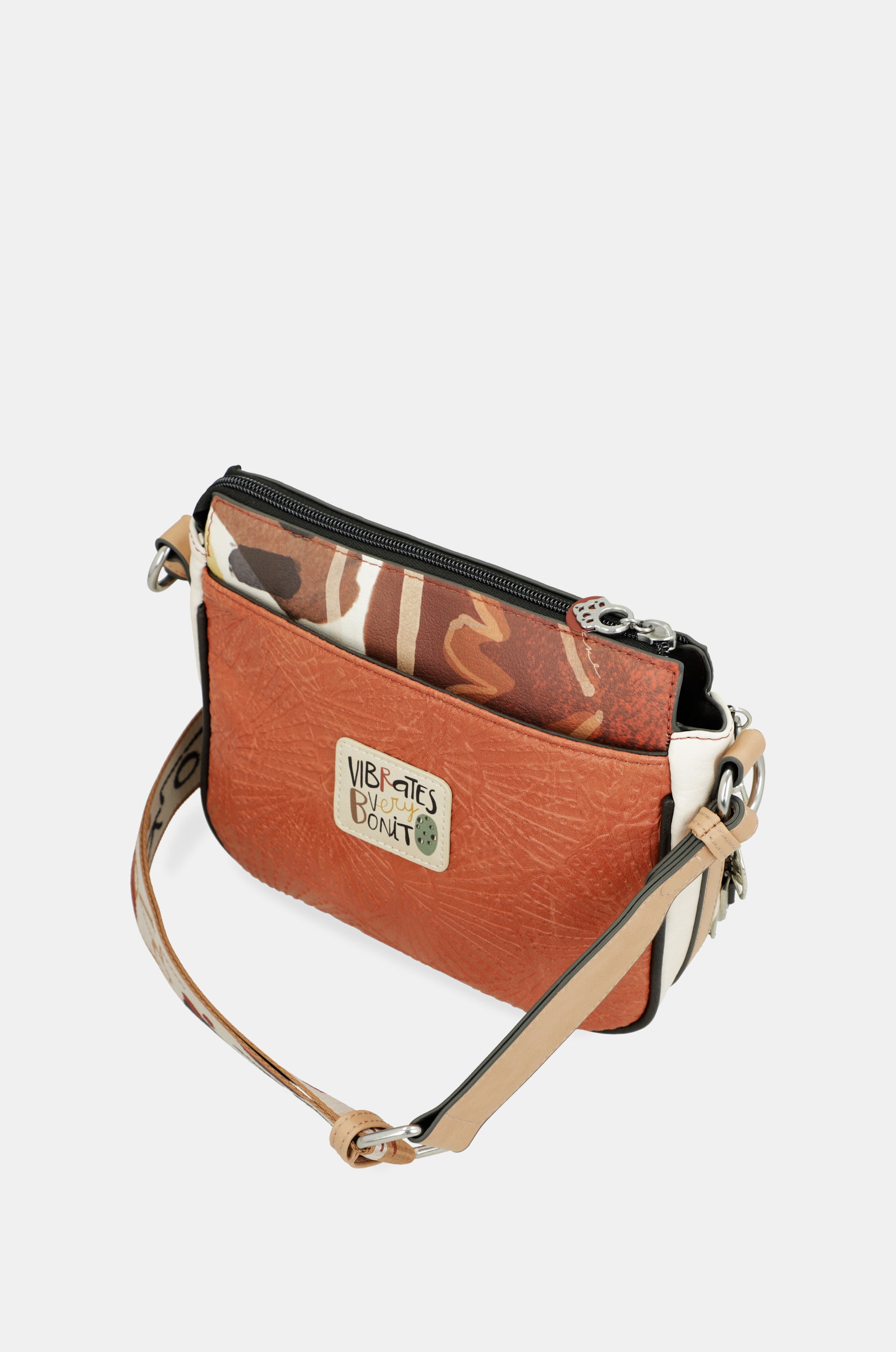 Bandolera mediana 3 compartimentos Alma