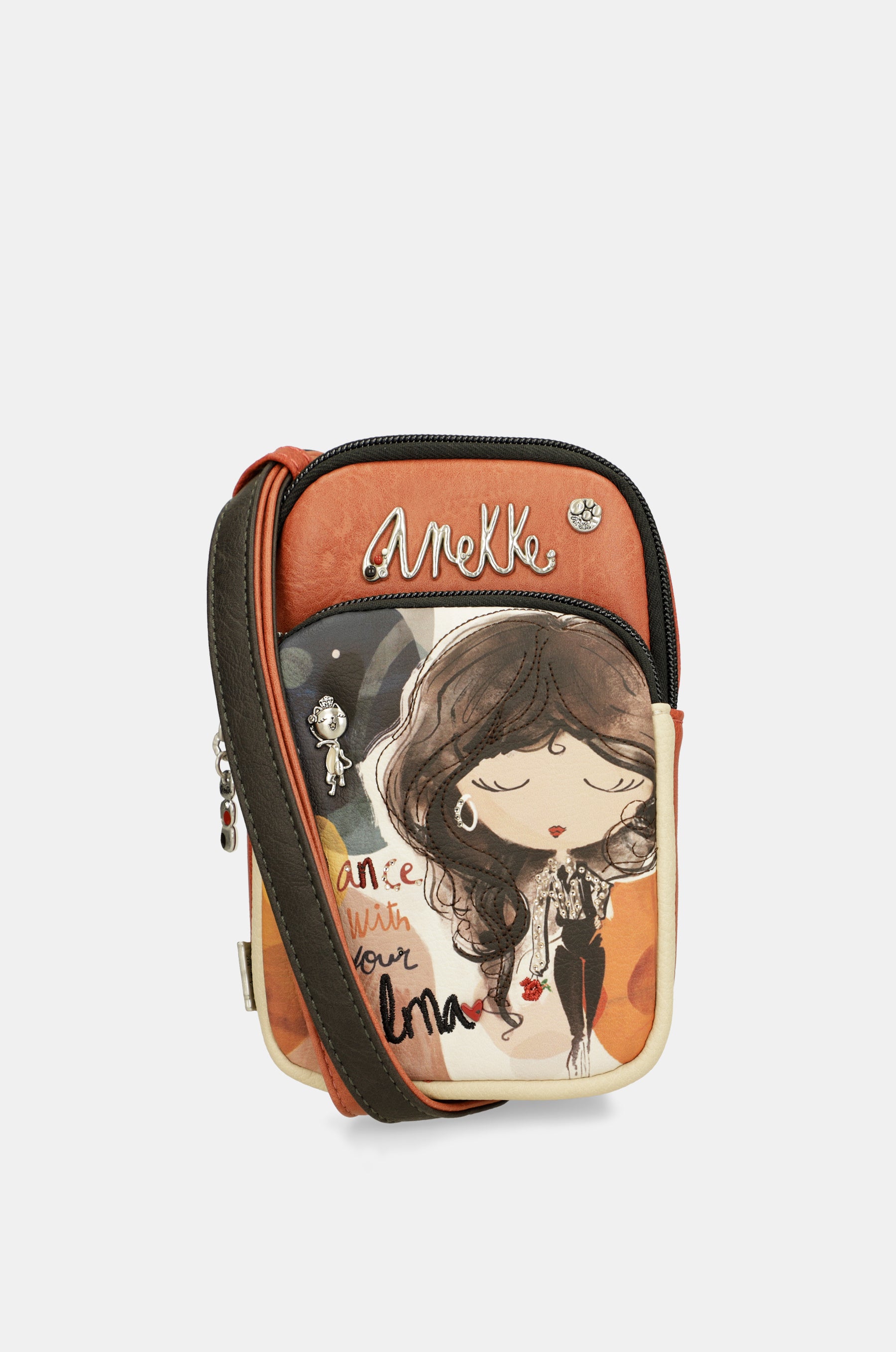 Mini bandolera con bolsillo Alma