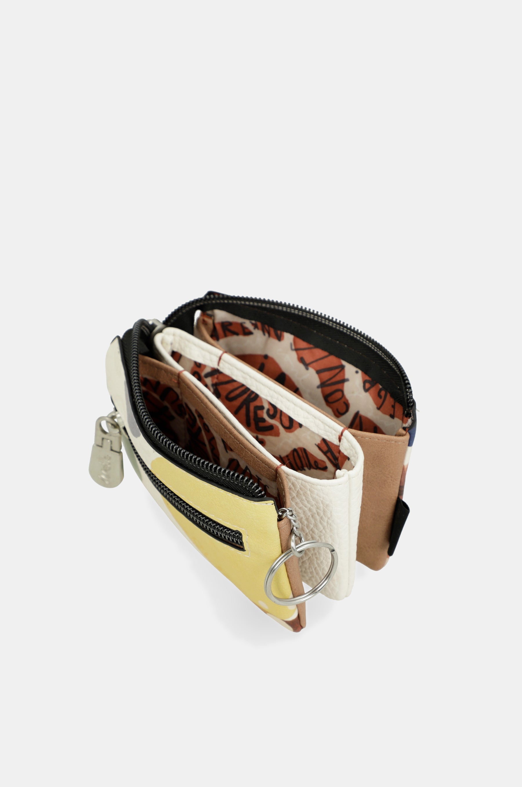 Monedero 3 compartimentos Alma