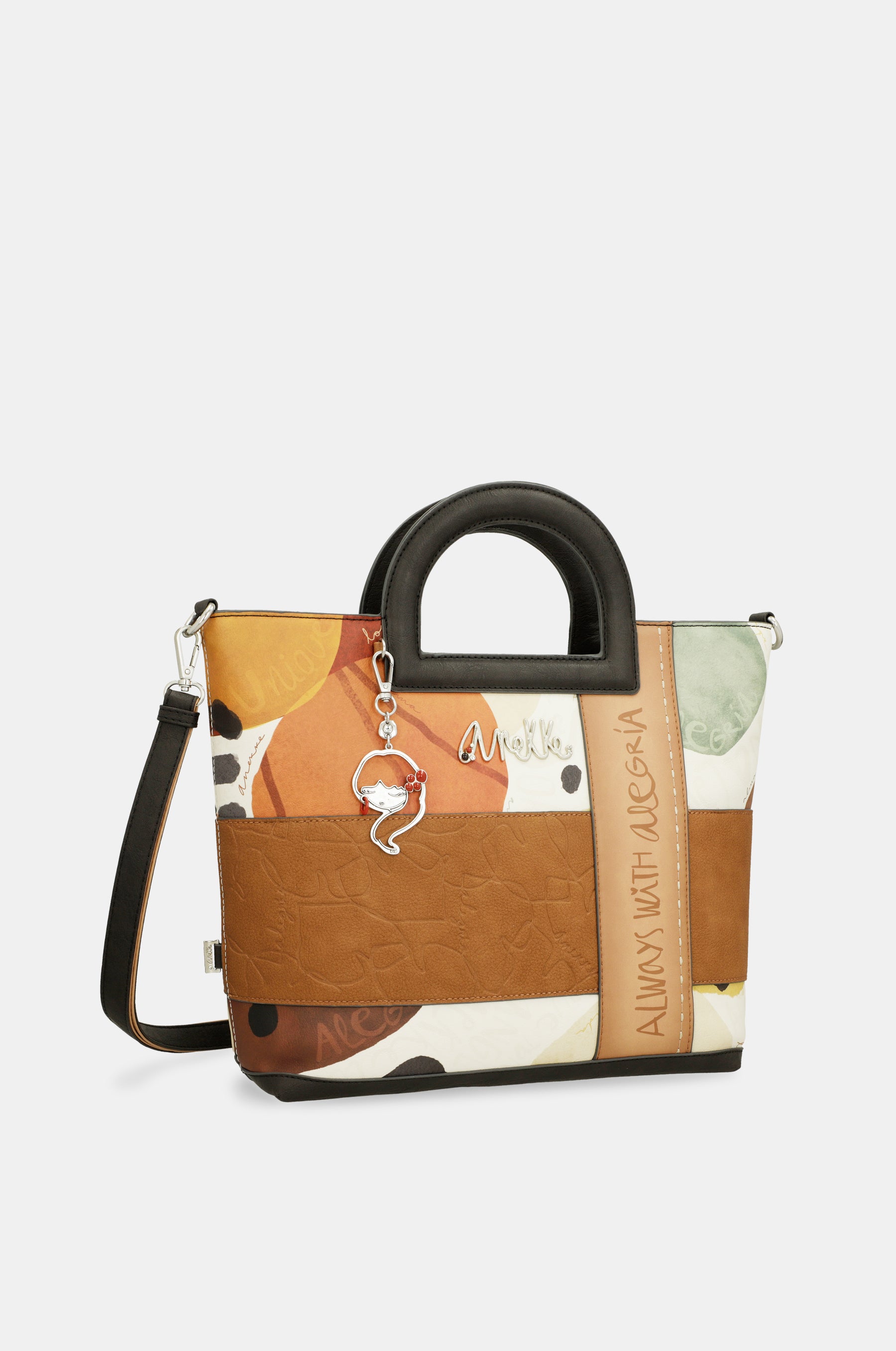 Bolso de mano con bandolera Alegría