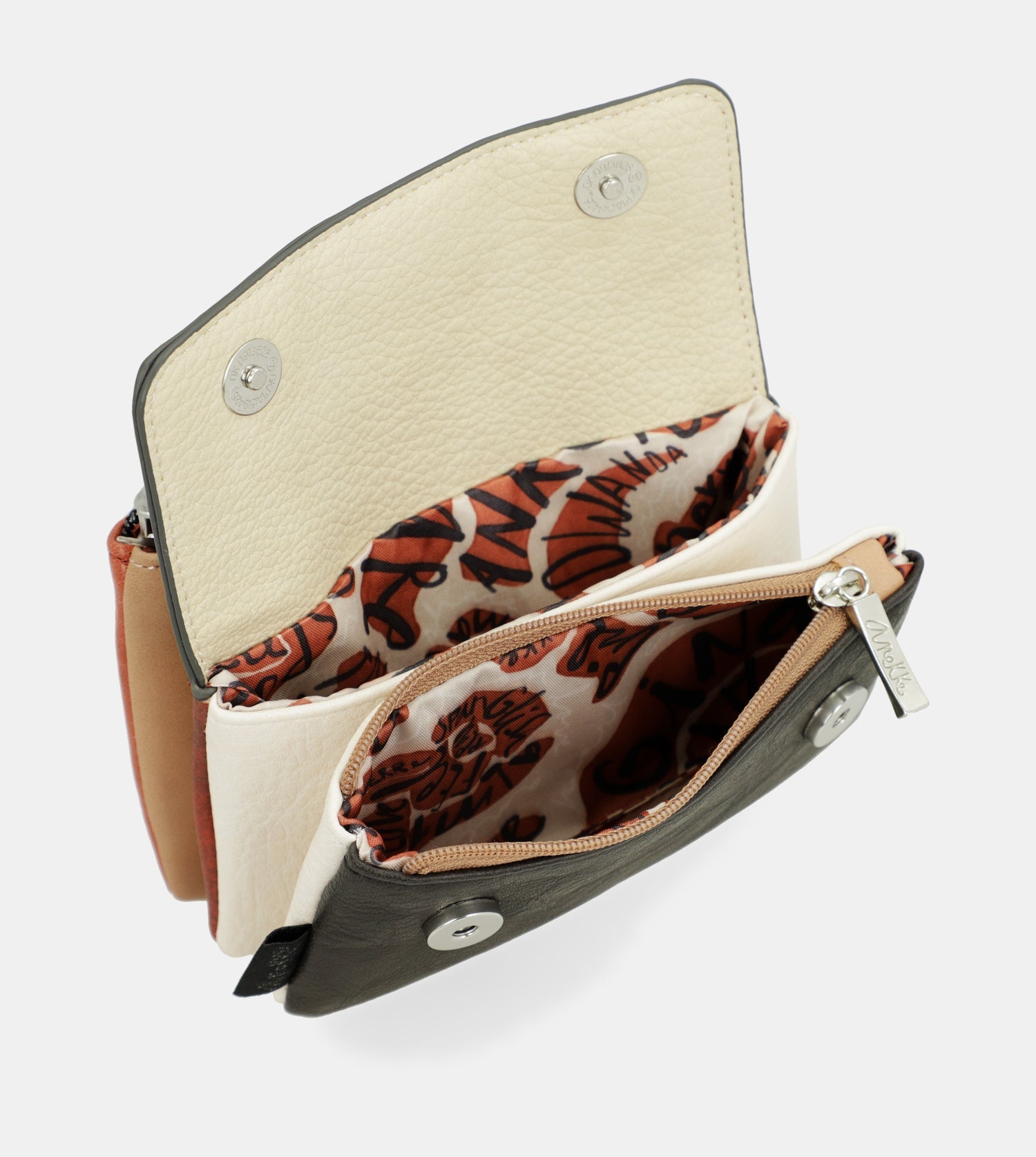 Monedero con solapa Alegría