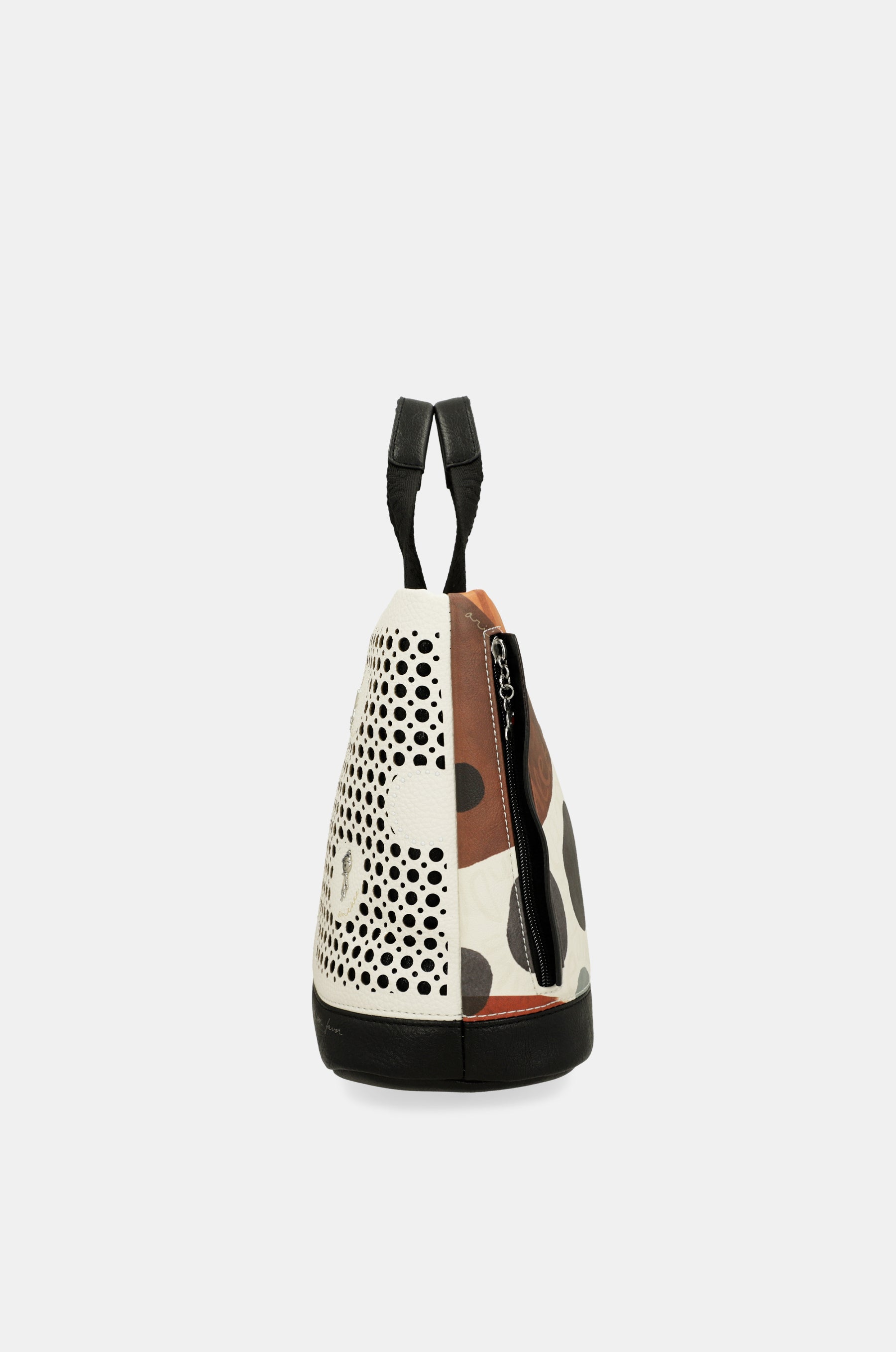 Bolso de mano con bandolera Lunares