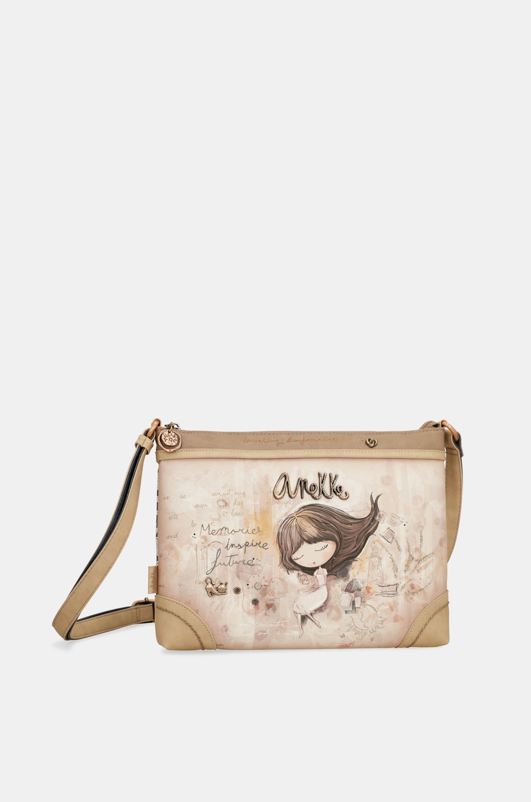 Bandolera estampada grande Memories