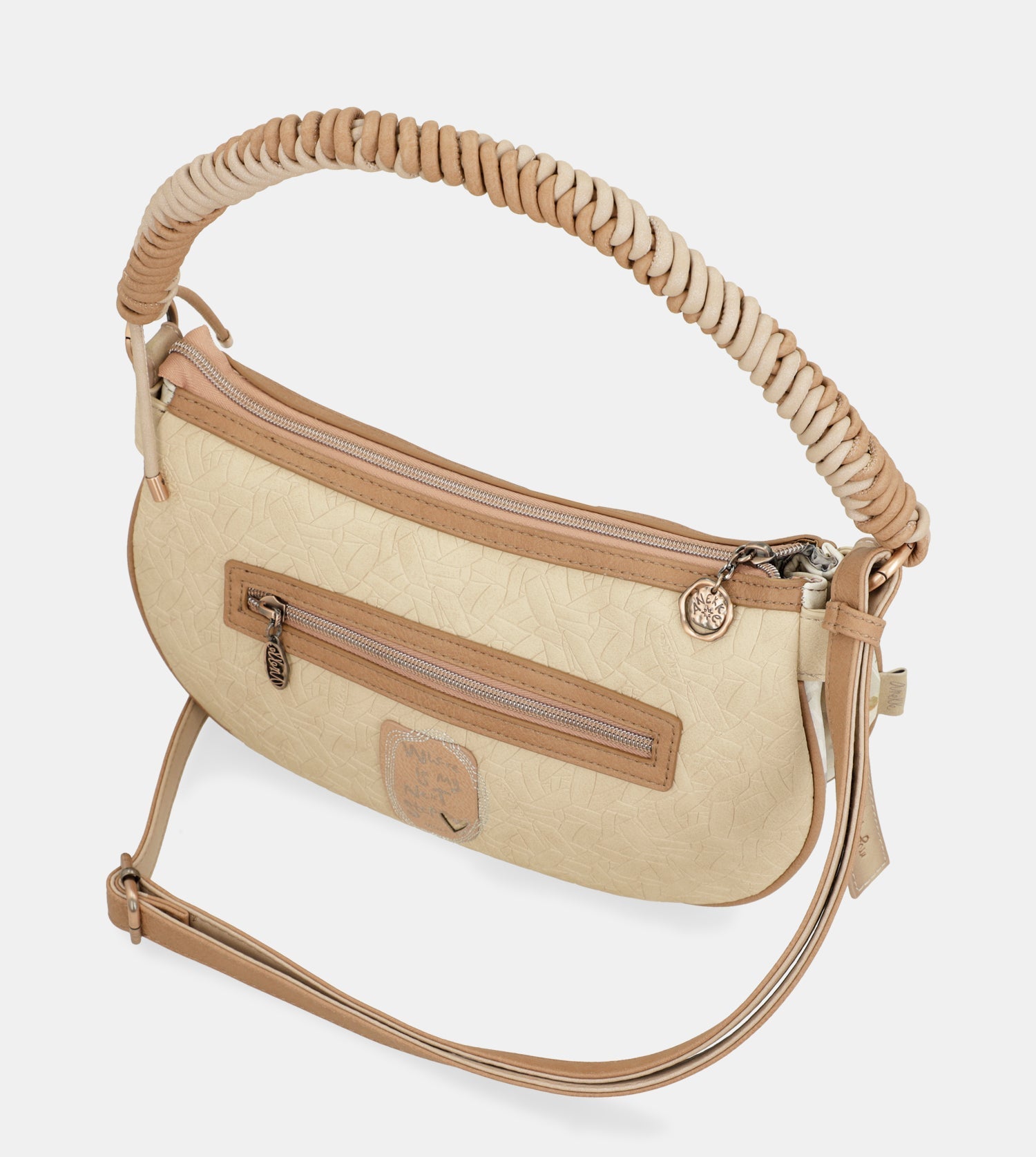 Bolso de hombro ovalado Whispers