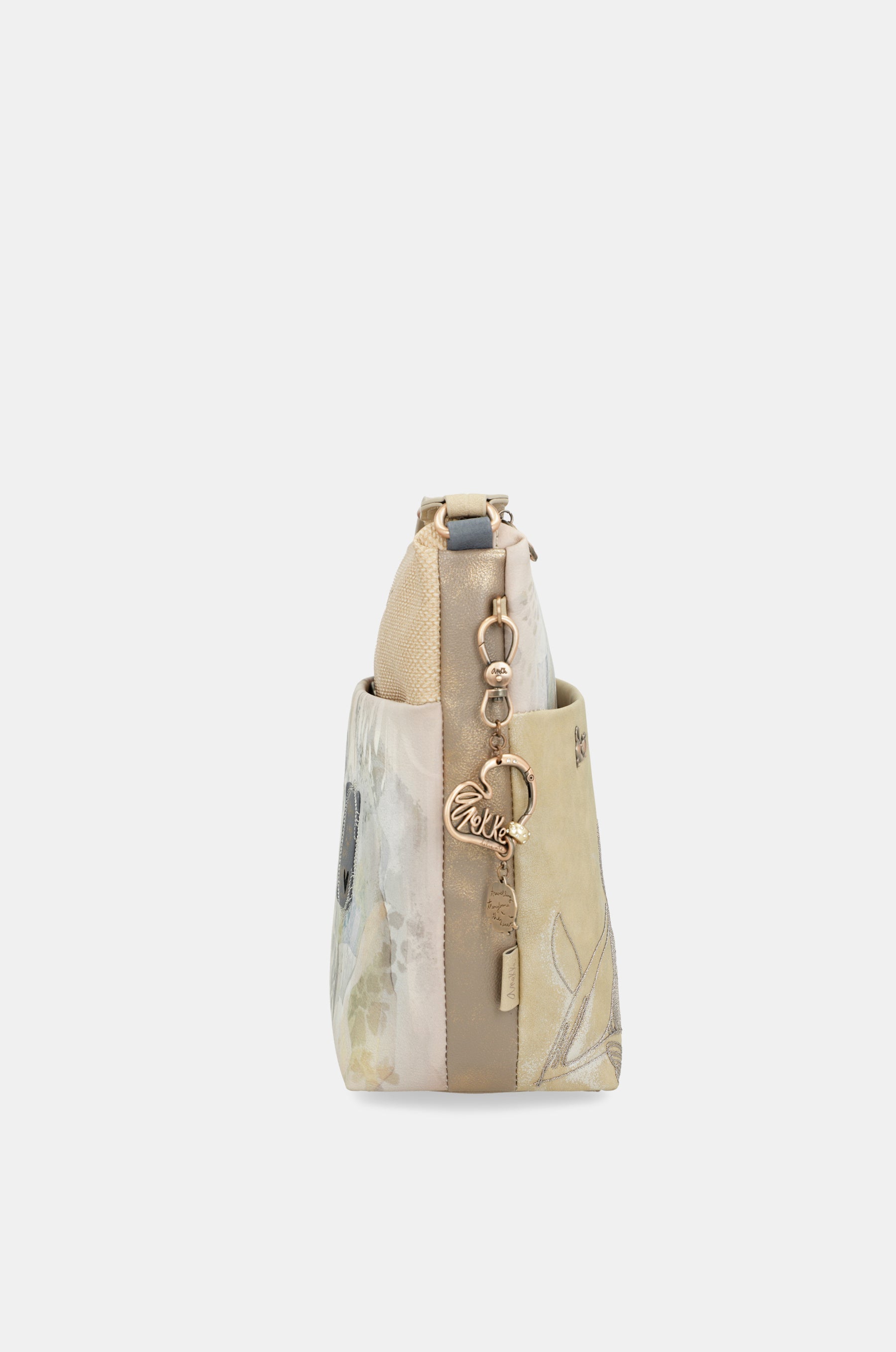Bandolera grande con bolsillo frontal Whispers