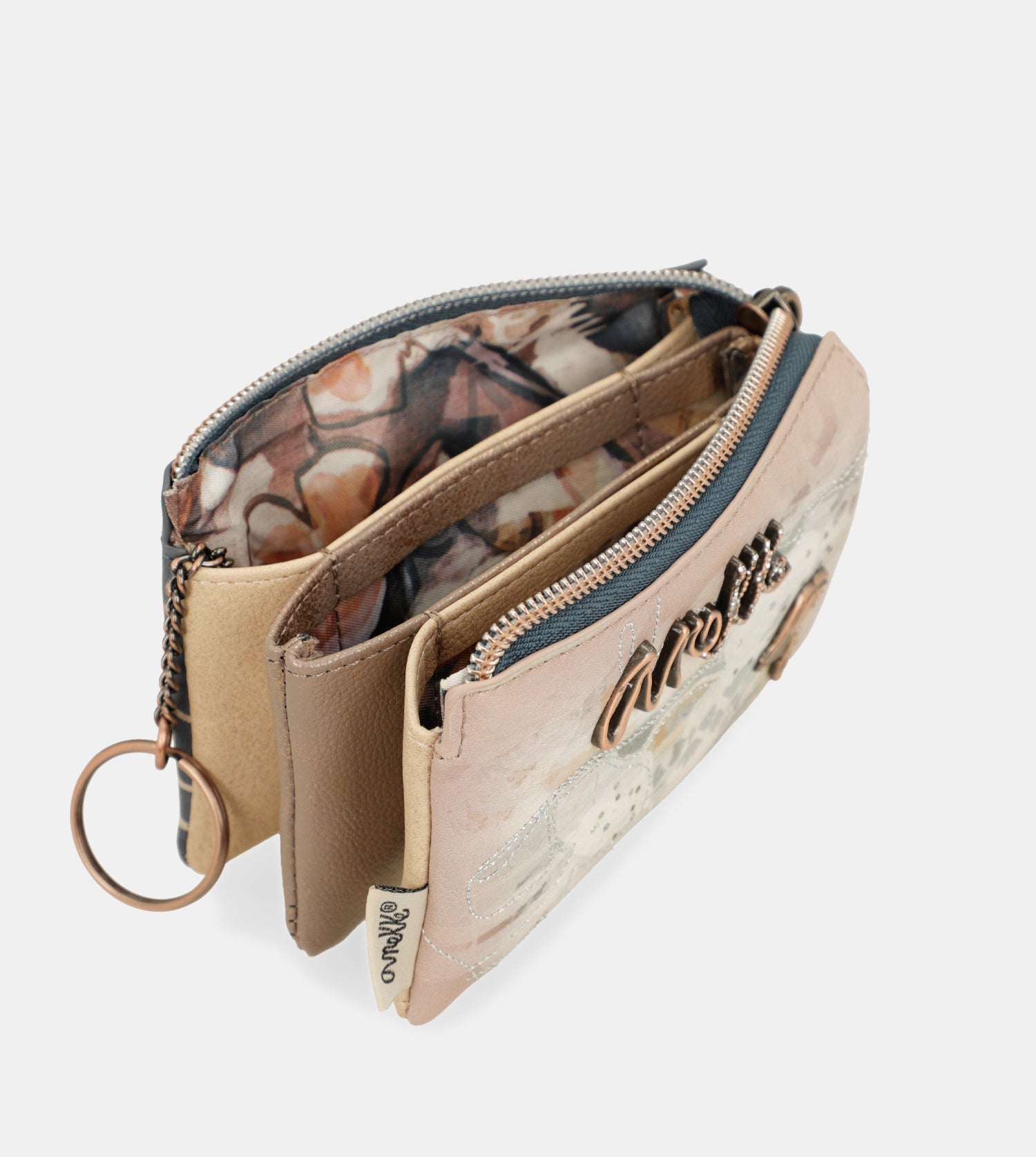 Monedero 3 compartimentos Whispers