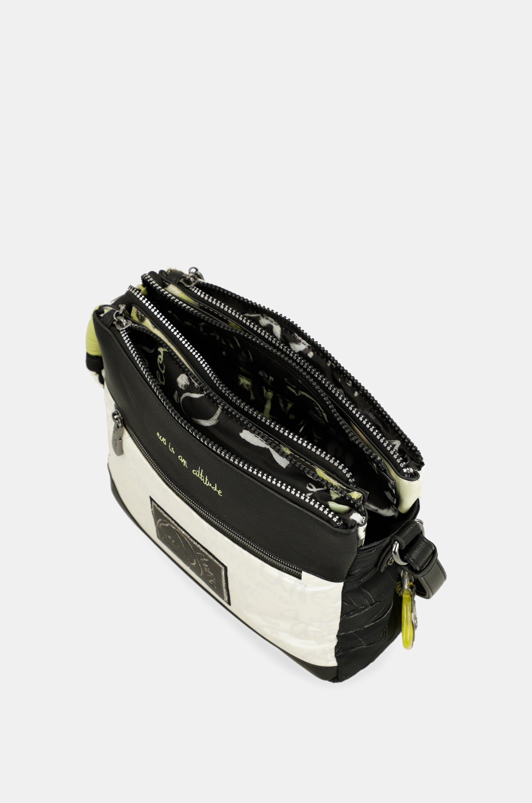 Bandolera estampada 3 compartimentos Nature Towanda
