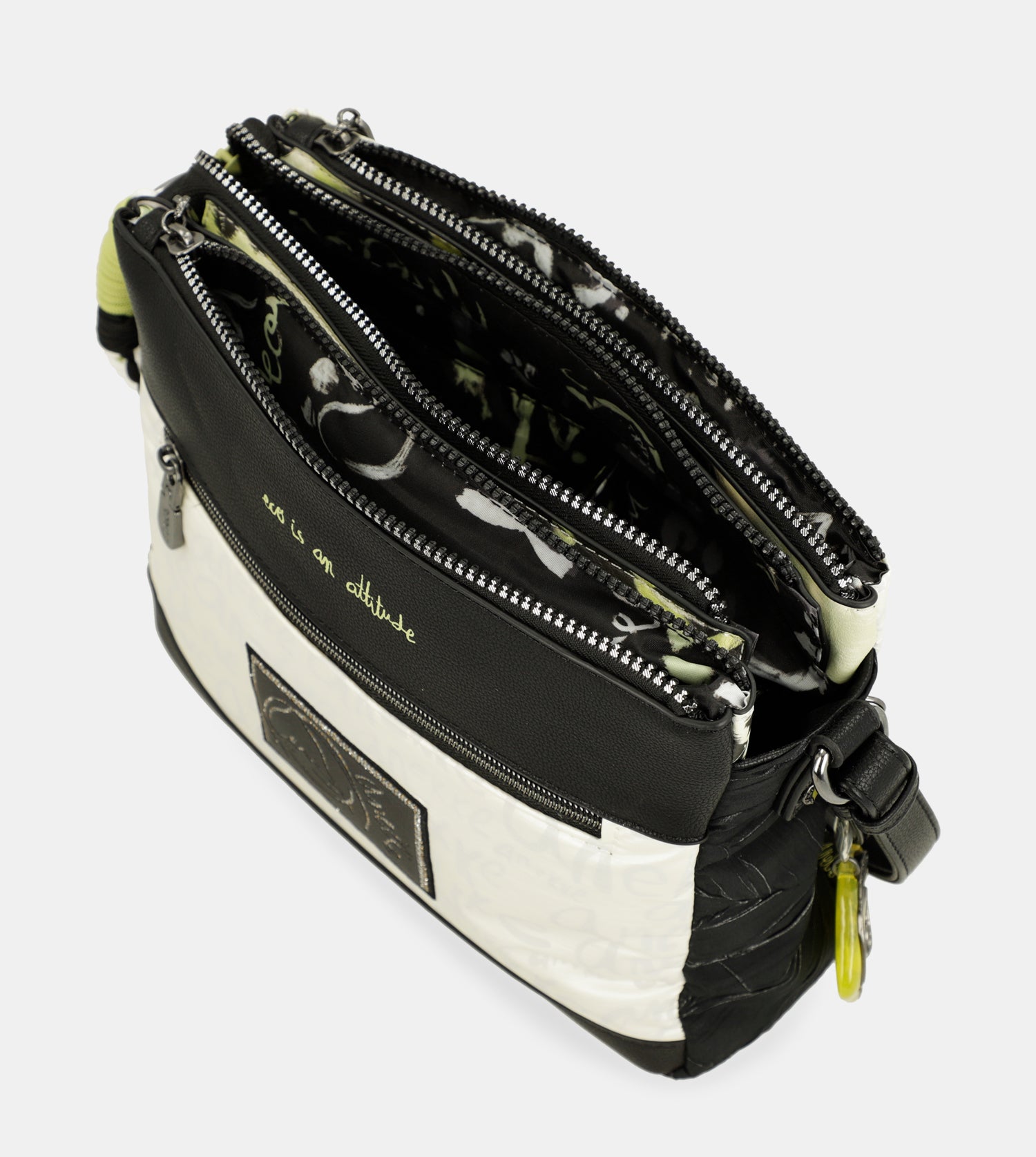 Bandolera estampada 3 compartimentos Nature Towanda