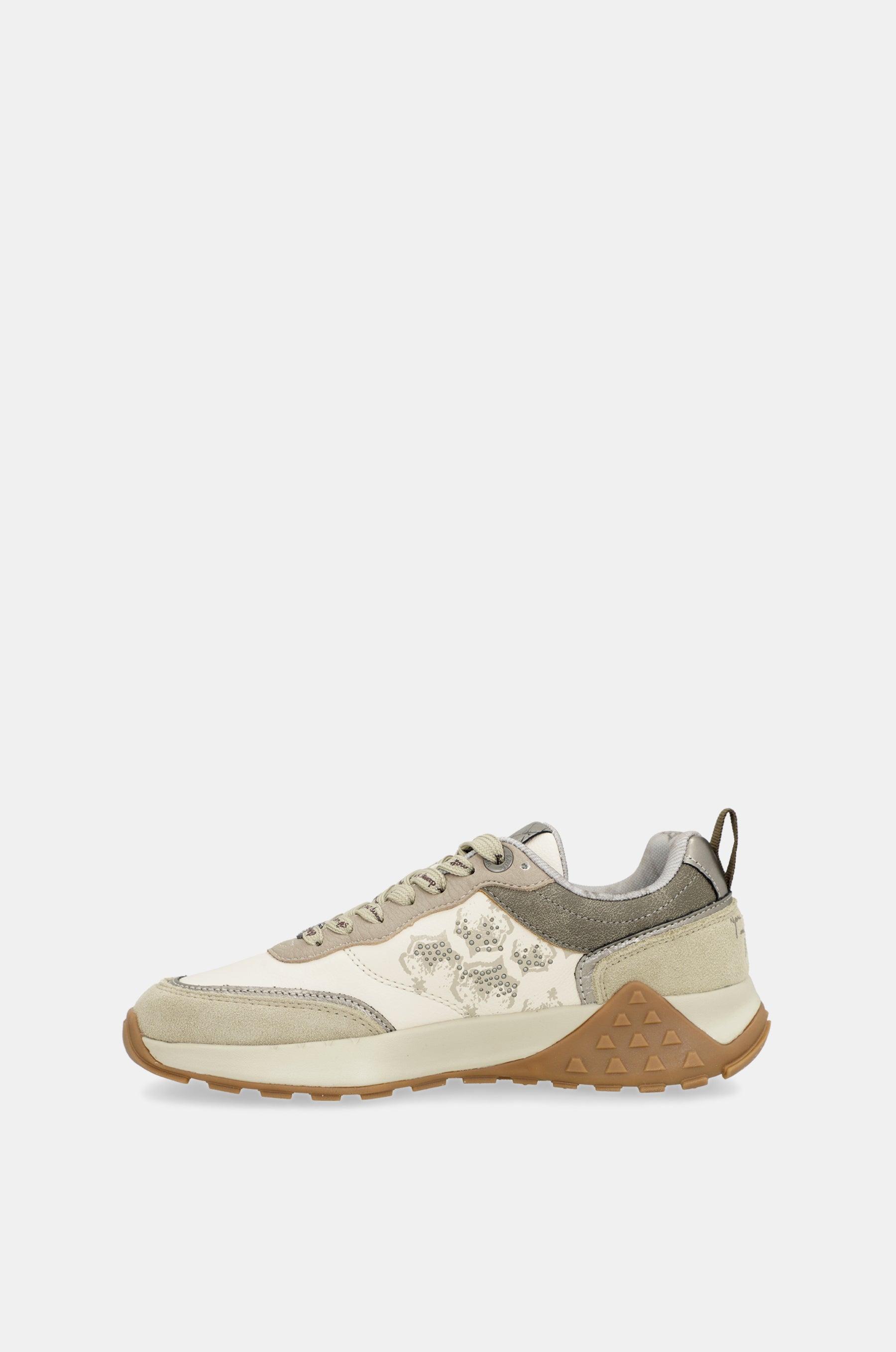 Deportivos beige estampados